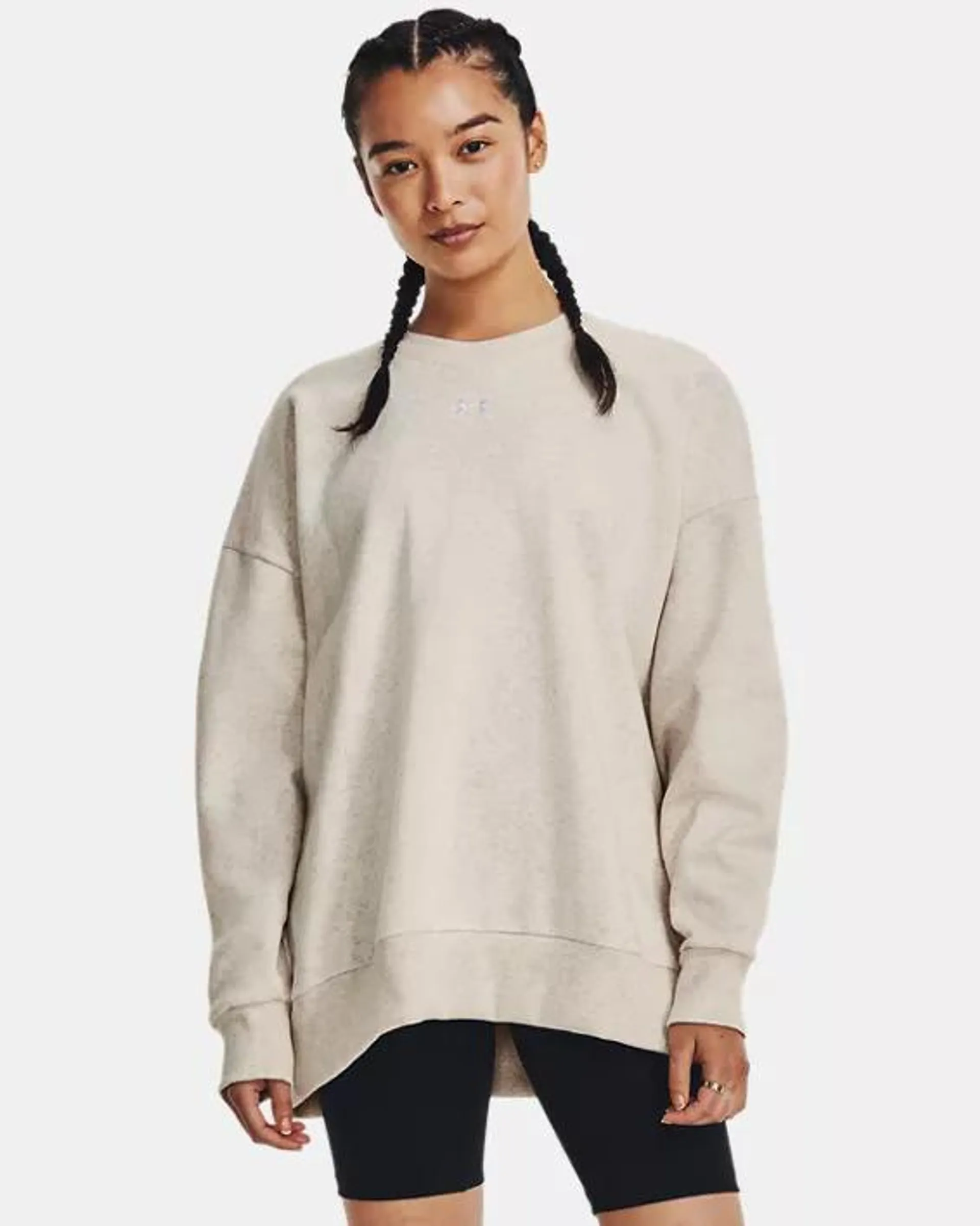 Women's UA Rival Fleece Oversized Crew