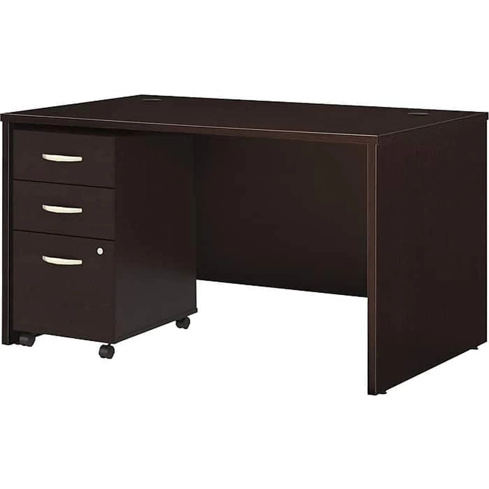 Bush Business Furniture Westfield 48W Desk with Pre-Assembled 3Dwr Mobile Pedestal,