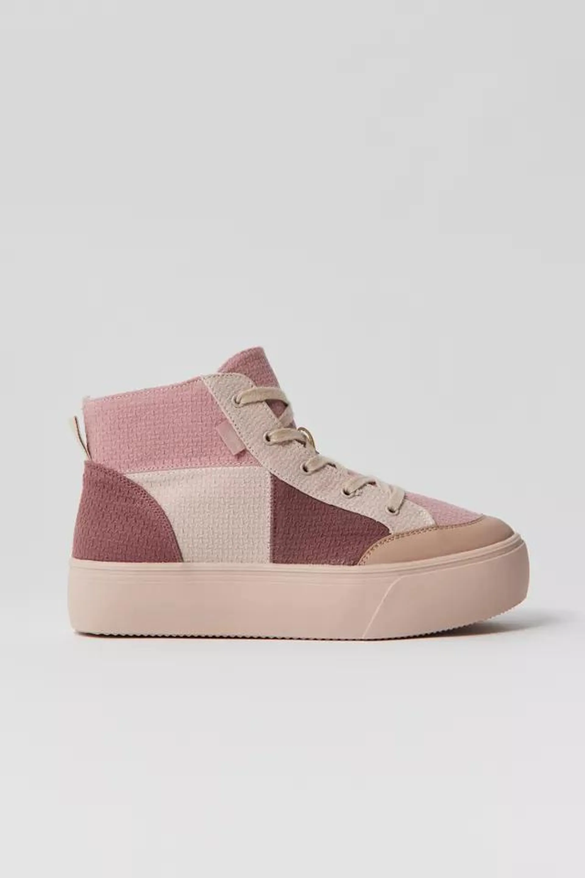 Rocket Dog Flair Patchwork High-Top Platform Sneaker