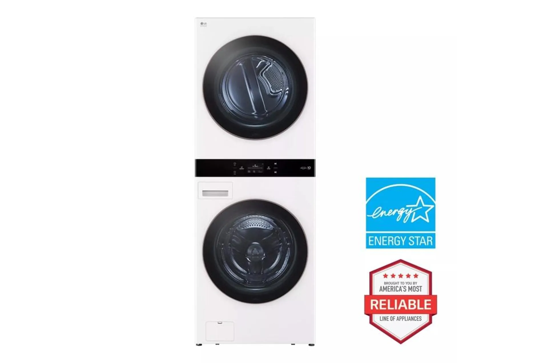 LG STUDIO WashTower™ Smart Front Load 5.0 cu. ft. Washer and 7.4 cu. ft. Electric Dryer with Center Control®