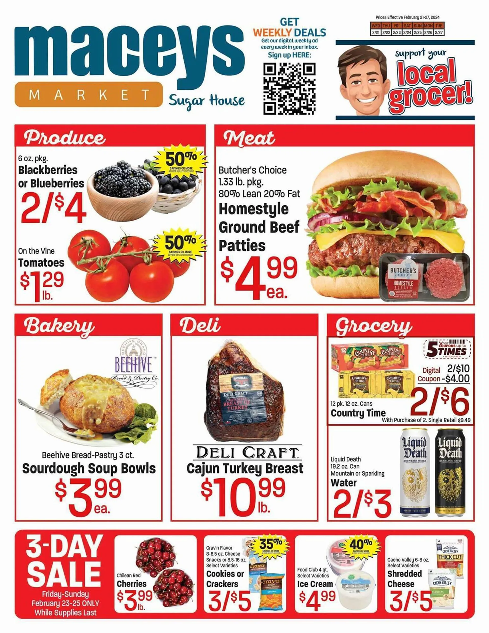 Weekly ad Maceys Weekly Ad from February 22 to February 27 2024 - Page 1