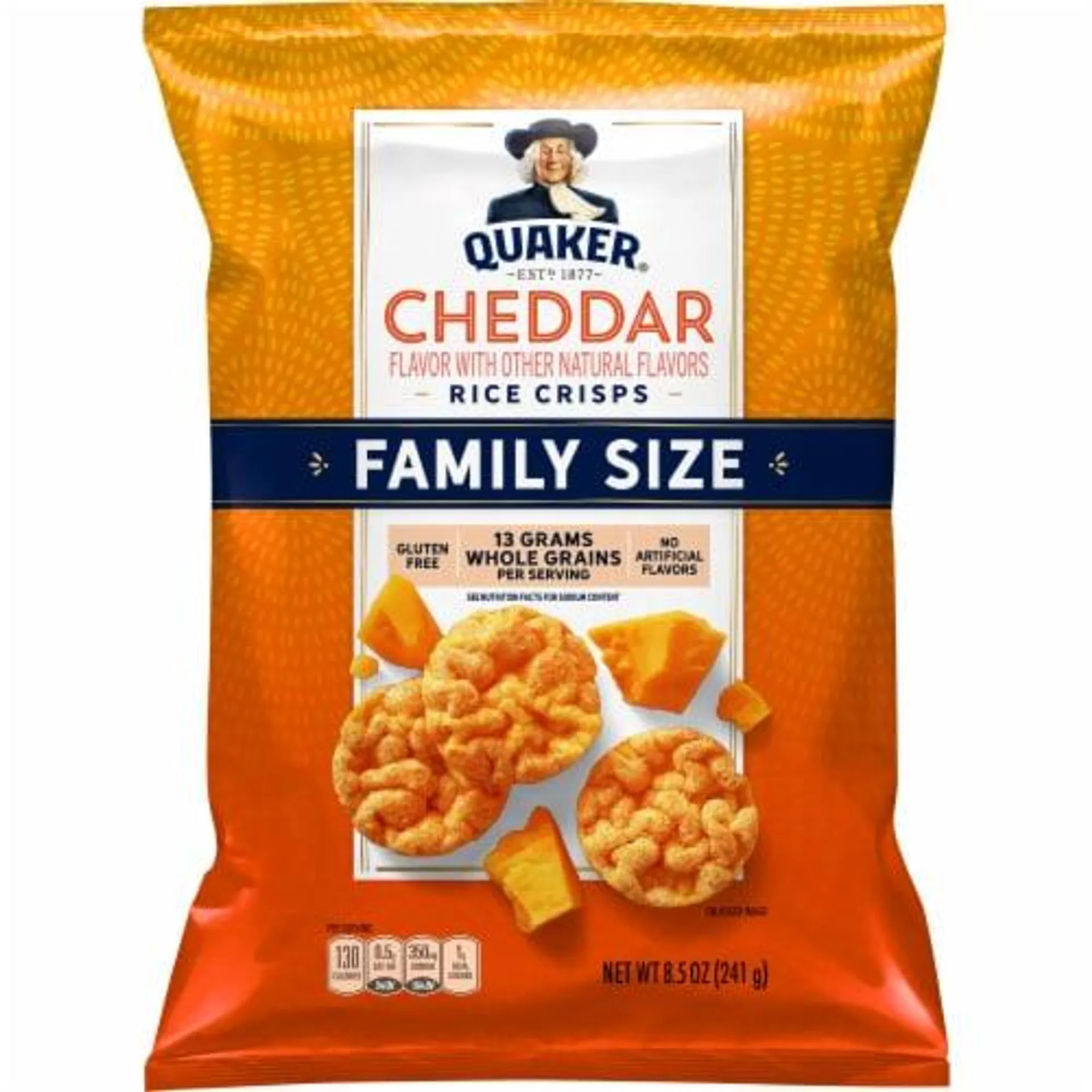 Quaker® Cheddar Rice Crisps Family Size