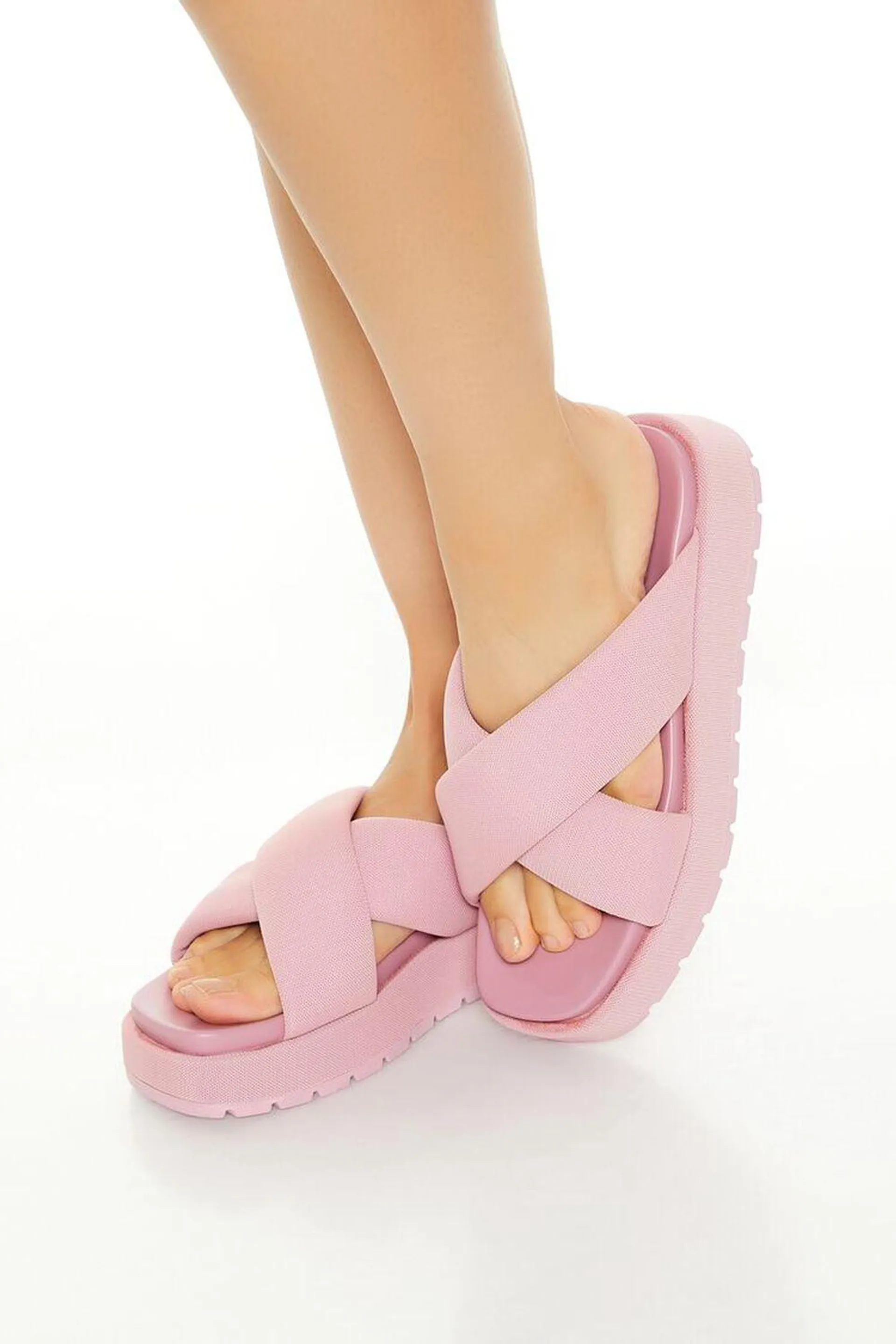 Crisscross Lug-Sole Sandals