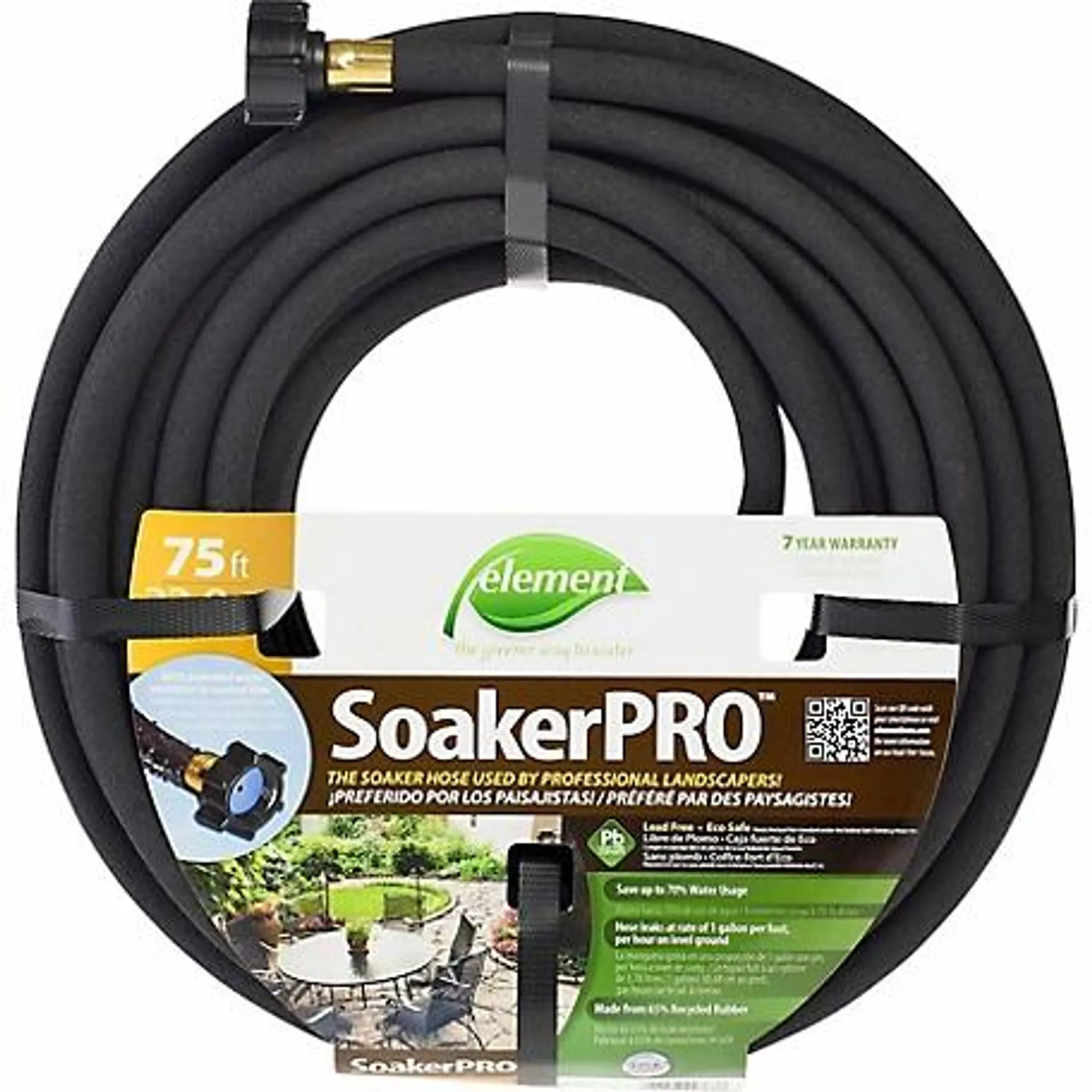 Element 3/8 in. x 75 ft. SoakerPRO Soaker Water Hose