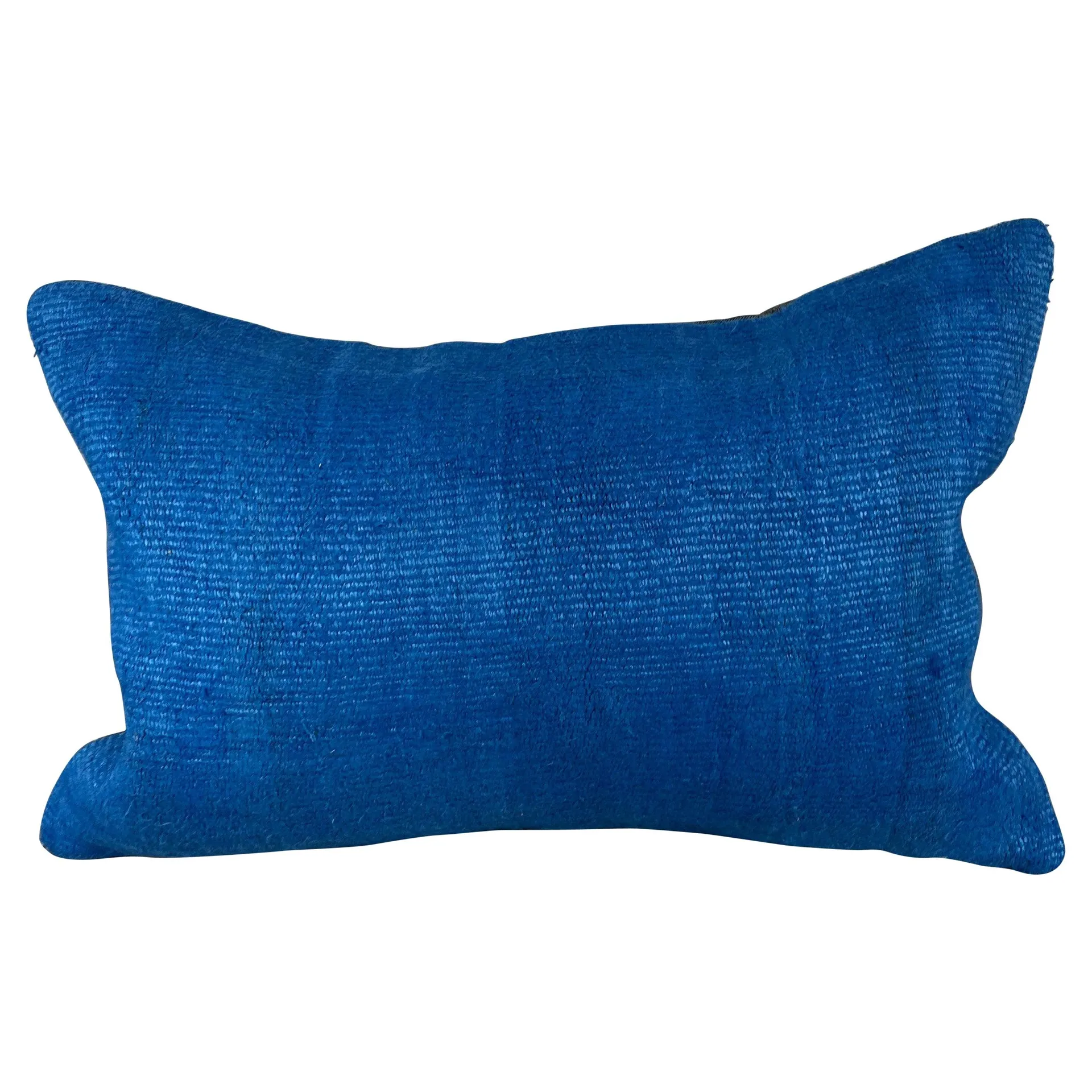 16 x 24 Hemp Pillow Turkish Cushion Natural Blue Pillow Cushion Cover #6244