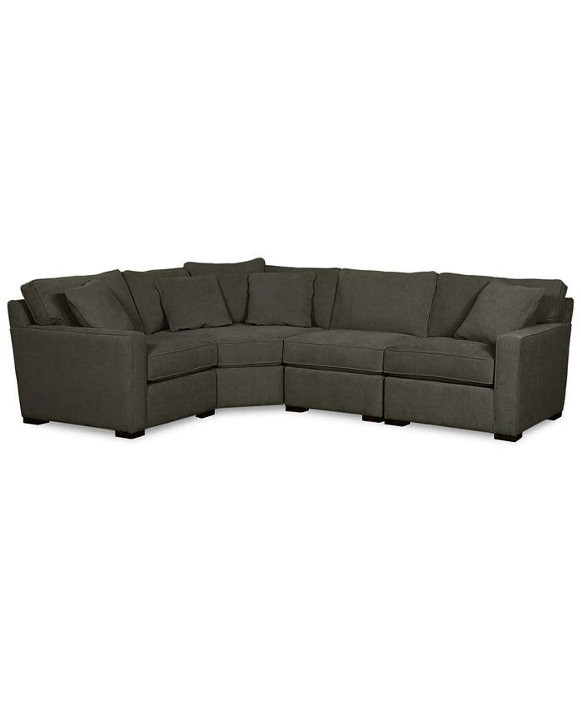 Radley Fabric 4-Piece Sectional Sofa, Created for Macy's