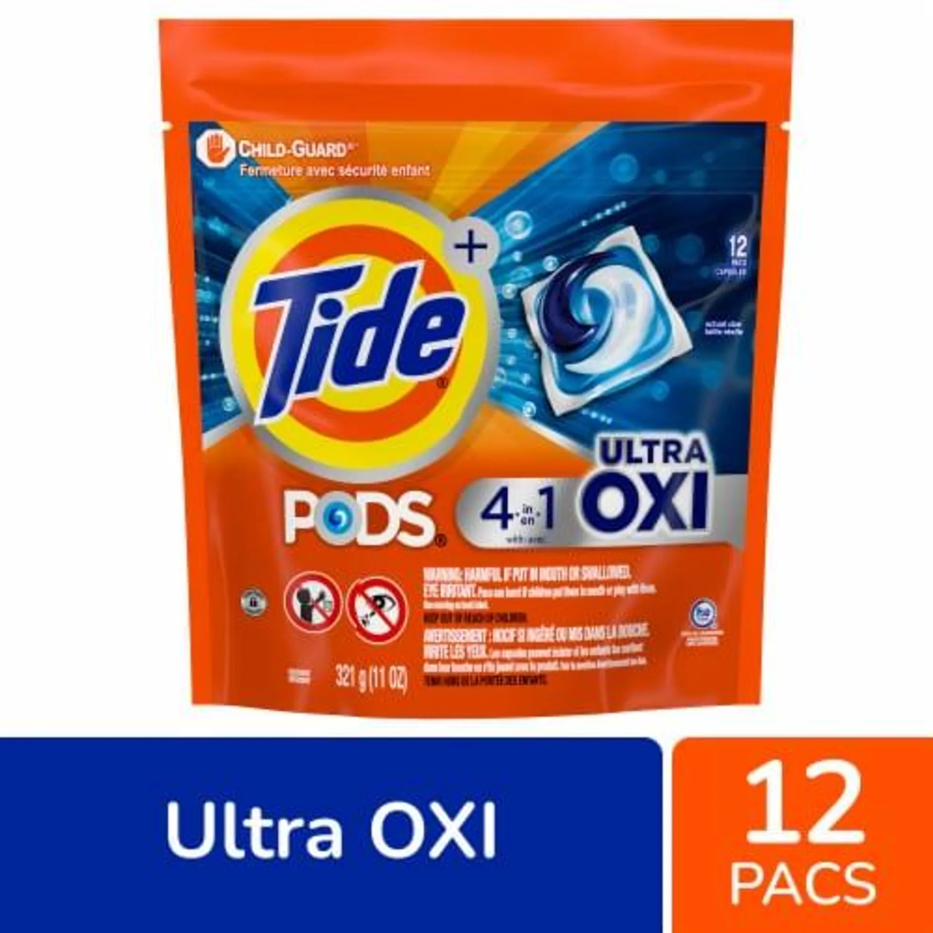 Tide Pods With Ultra Oxi Original Scent Laundry Detergent Pods