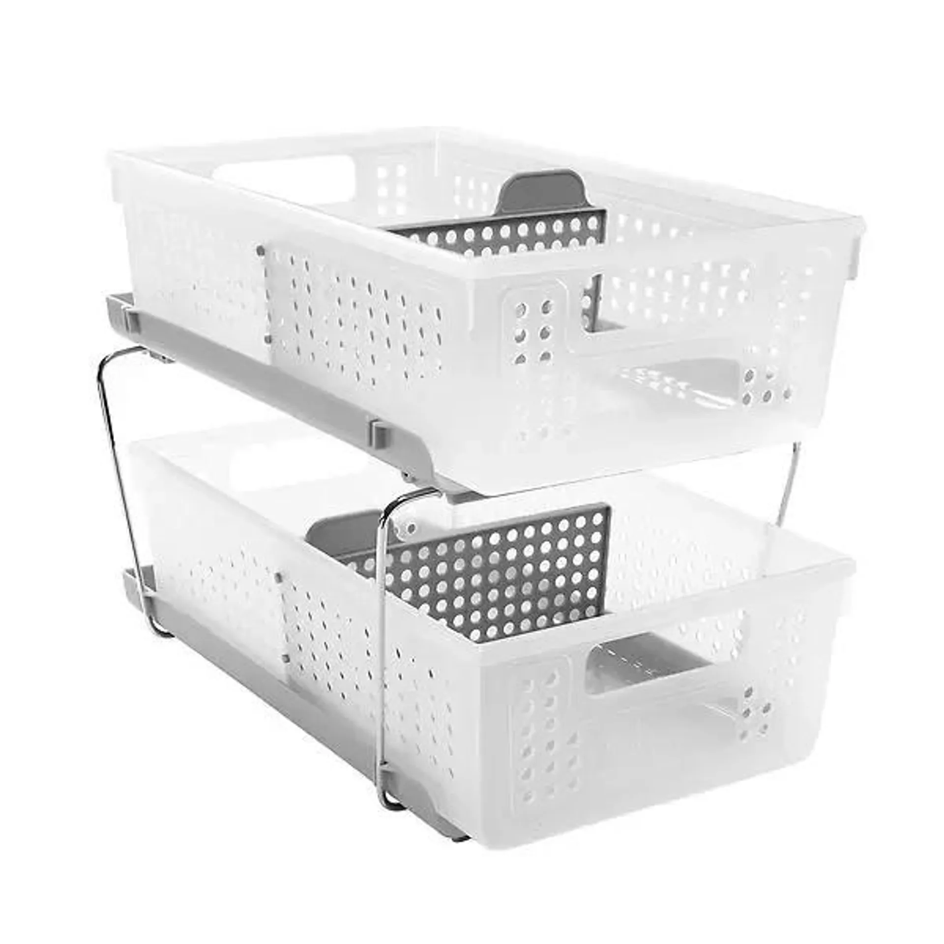 madesmart Frost 2-Tier Organizer