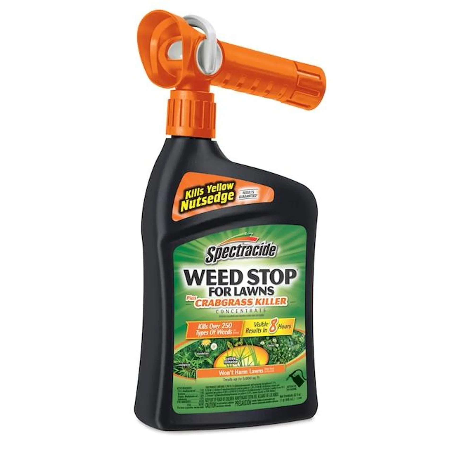 Spectracide Weed Stop For Lawns Plus Crabgrass Killer 32-fl oz Hose End Sprayer Concentrated Lawn Weed Killer