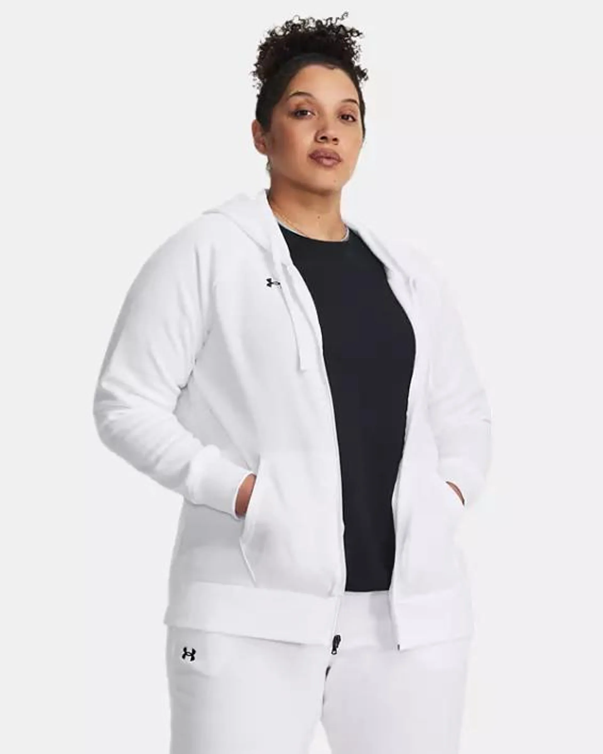 Women's UA Rival Fleece Full-Zip Hoodie