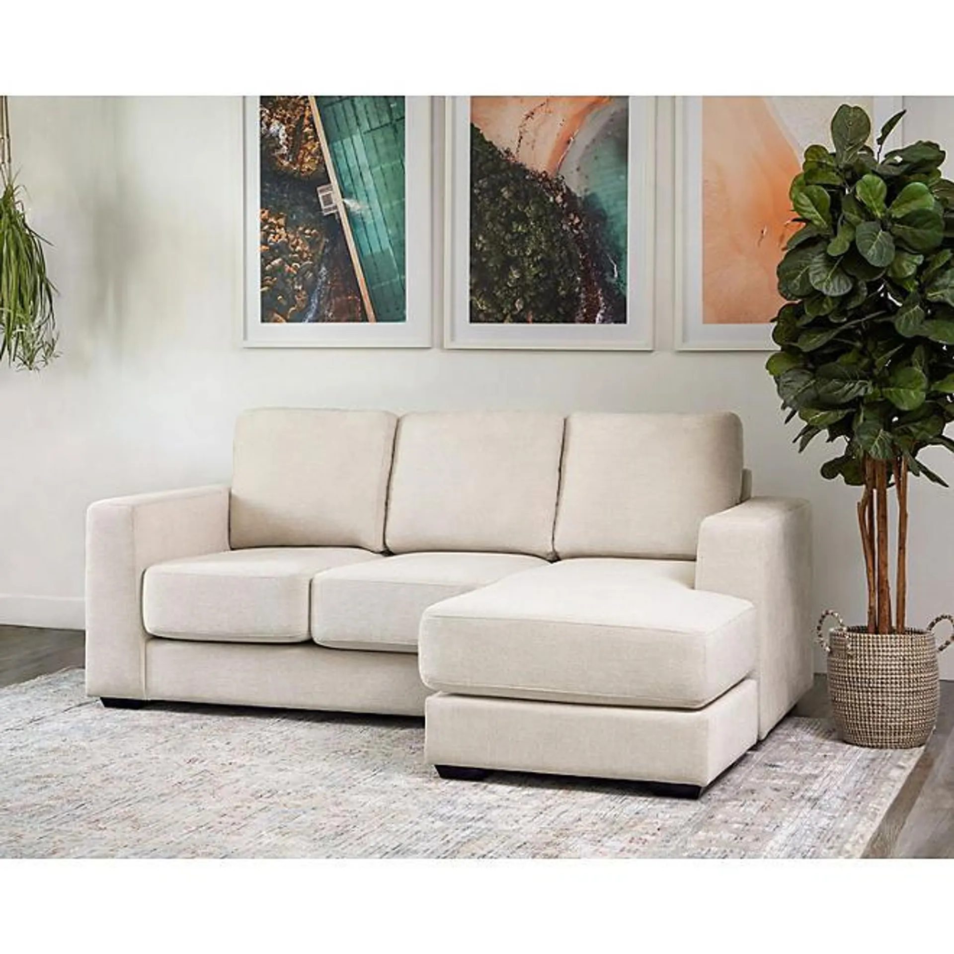 Elliot Reversible Sofa Chaise Sectional, Assorted Colors