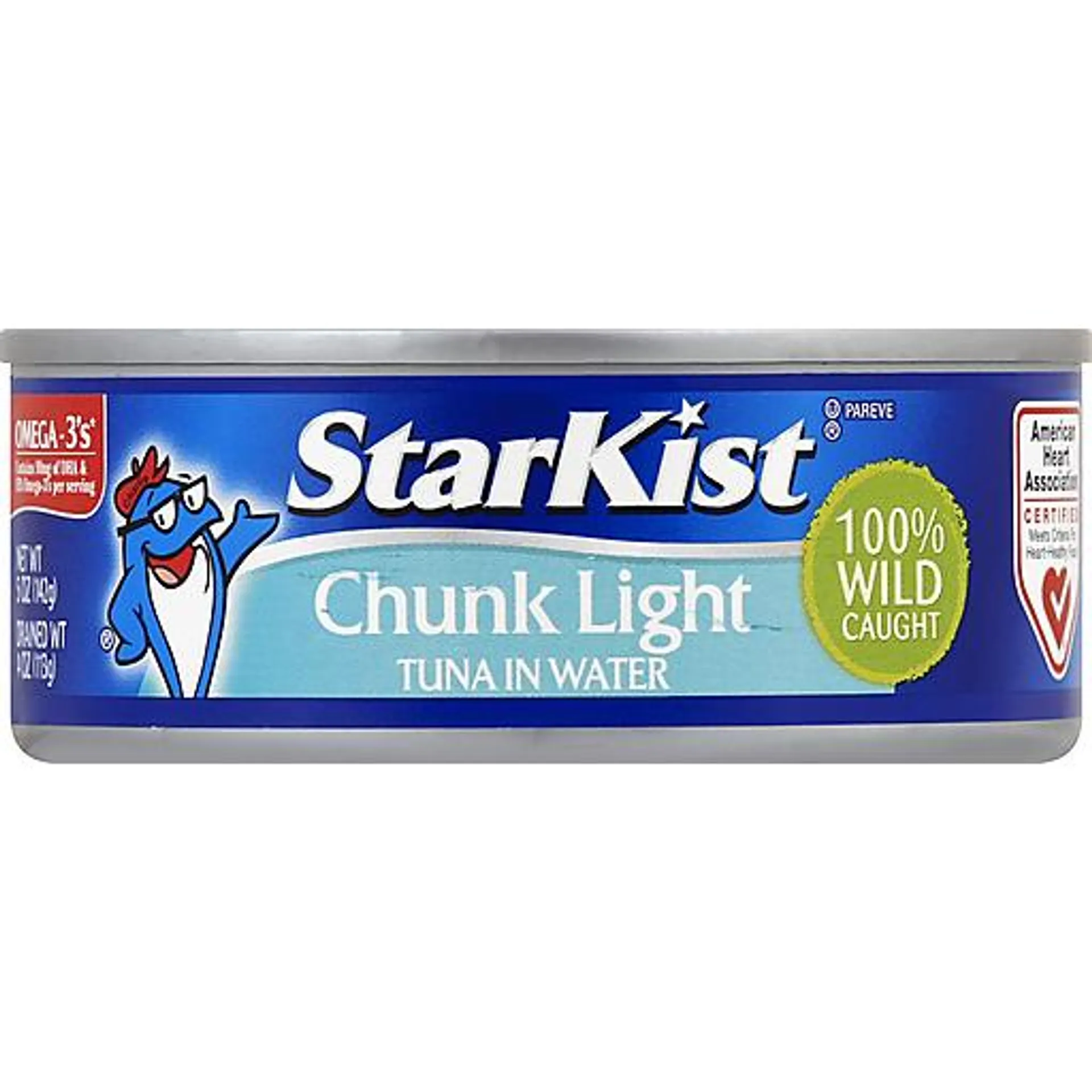 Star Kist Tuna, In Water, Chunk Light 5 oz