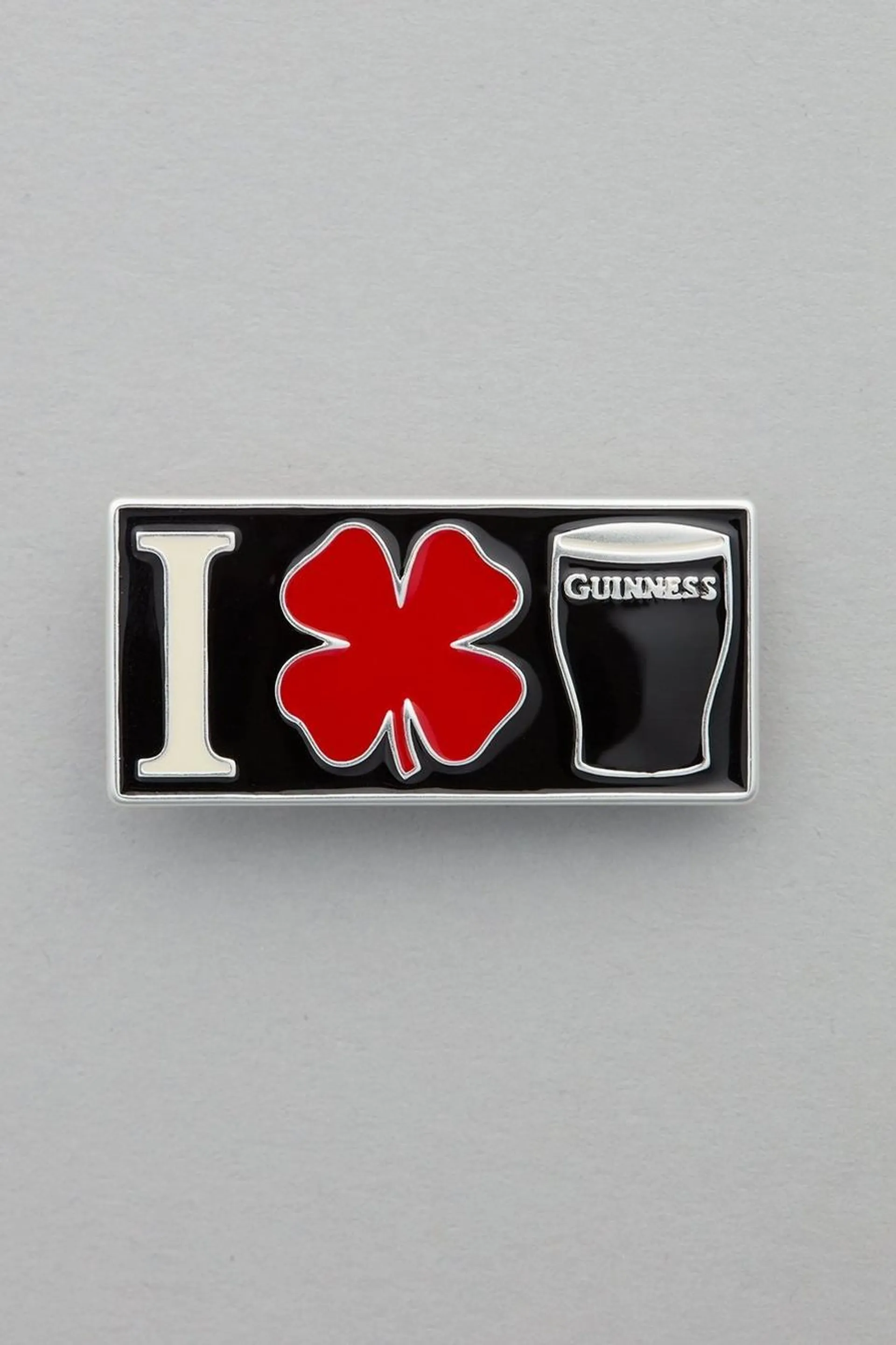 clover guinness pint pin