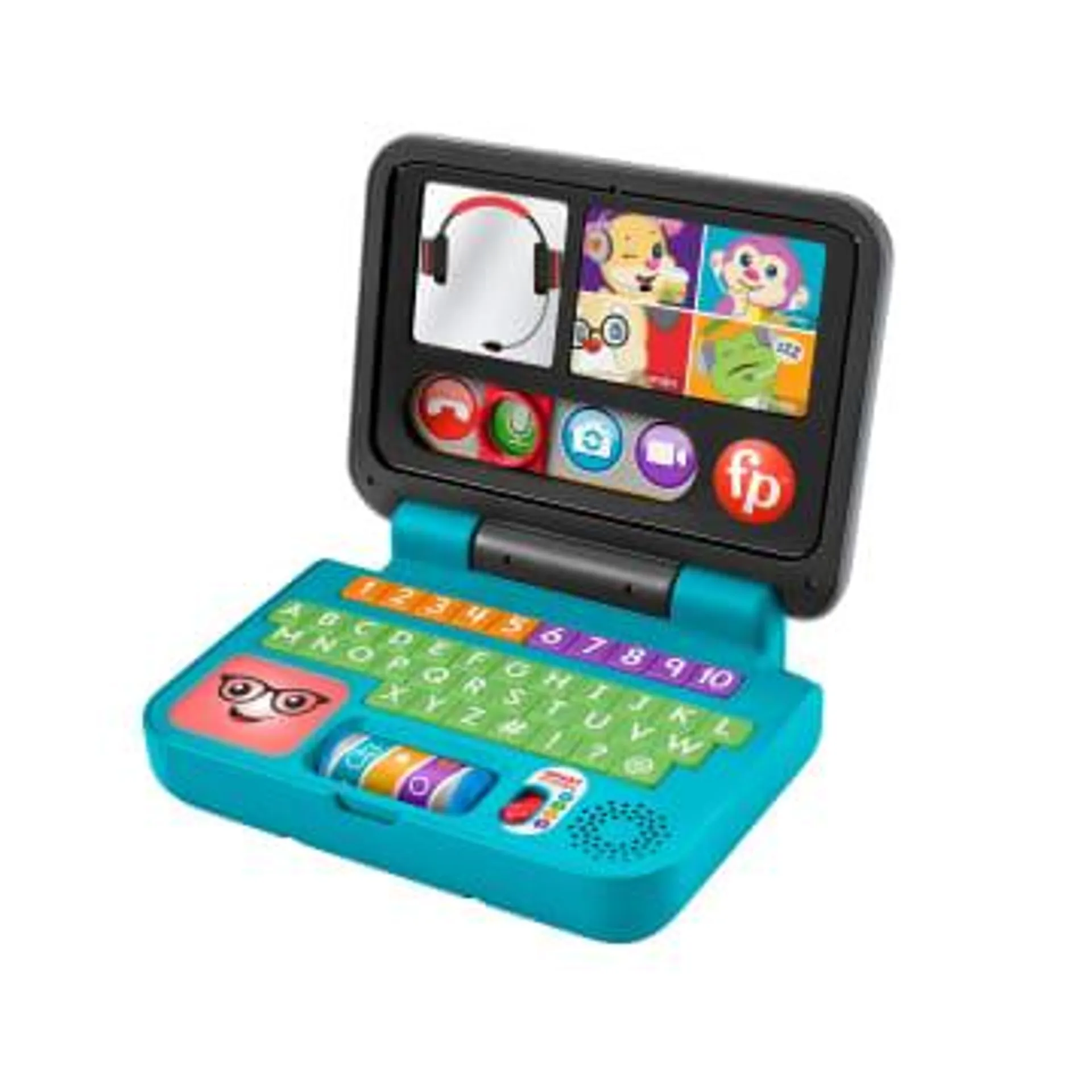 Fisher-Price Laugh & Learn Let's Connect Laptop Baby & Toddler Electronic Learning Toy