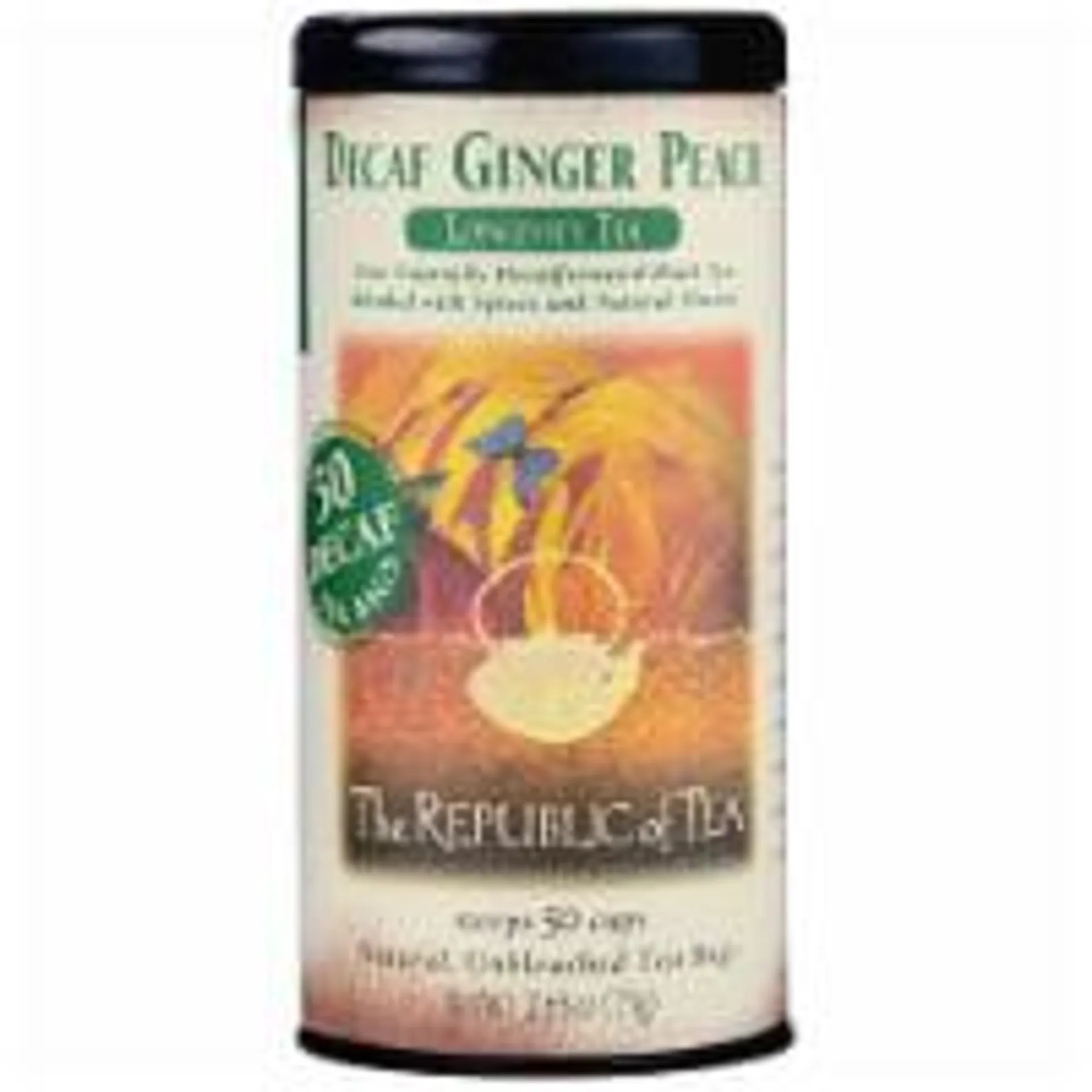 The Republic of Tea® Ginger Peach Decaf Tea Bags