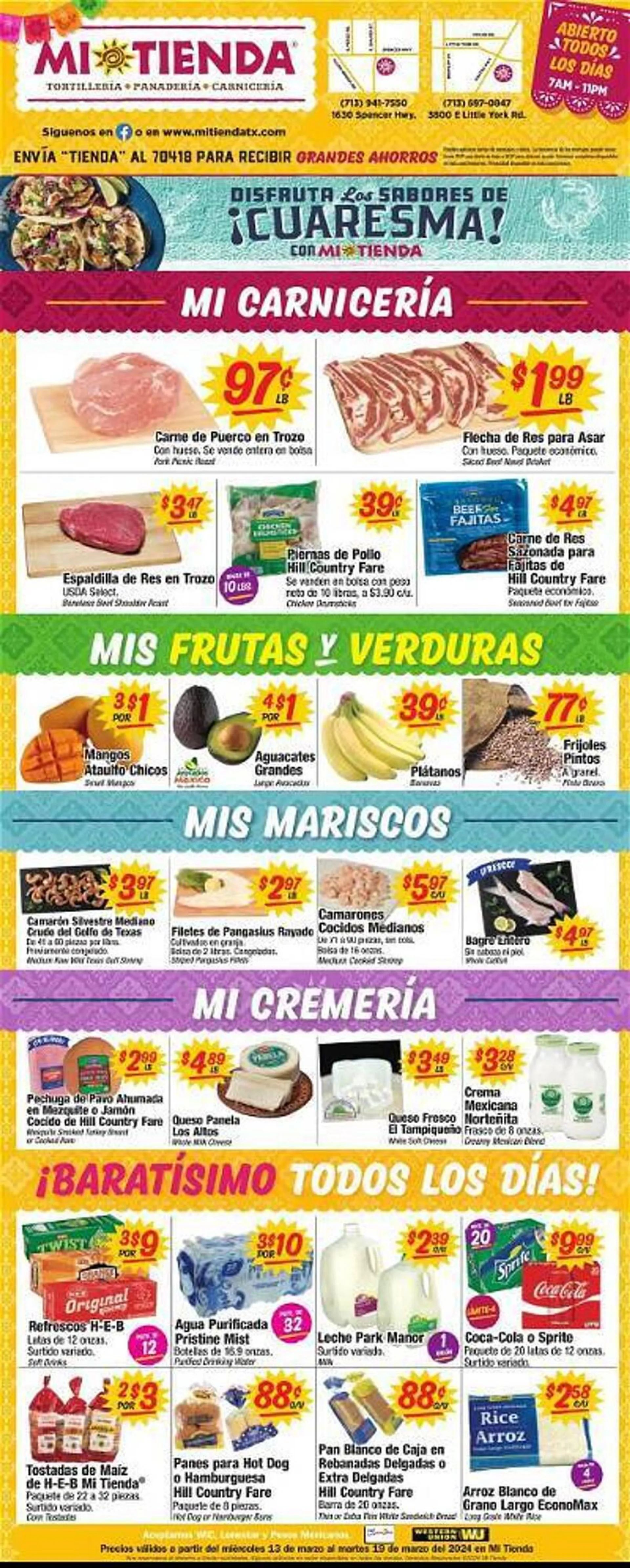 Weekly ad Mi Tienda Weekly Ad from March 13 to March 19 2024 - Page 