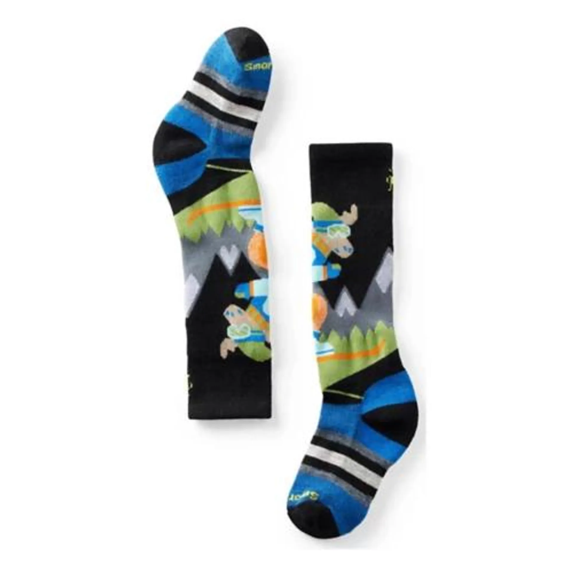 Kids' Smartwool Wintersport Mountain Moose Full Cushion Knee High Skiing Socks