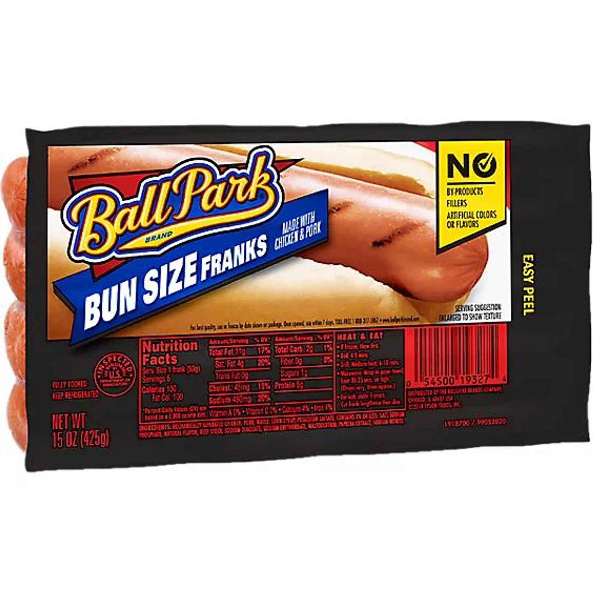 Ball Park Bun Length Classic Hot Dogs - 8 Count