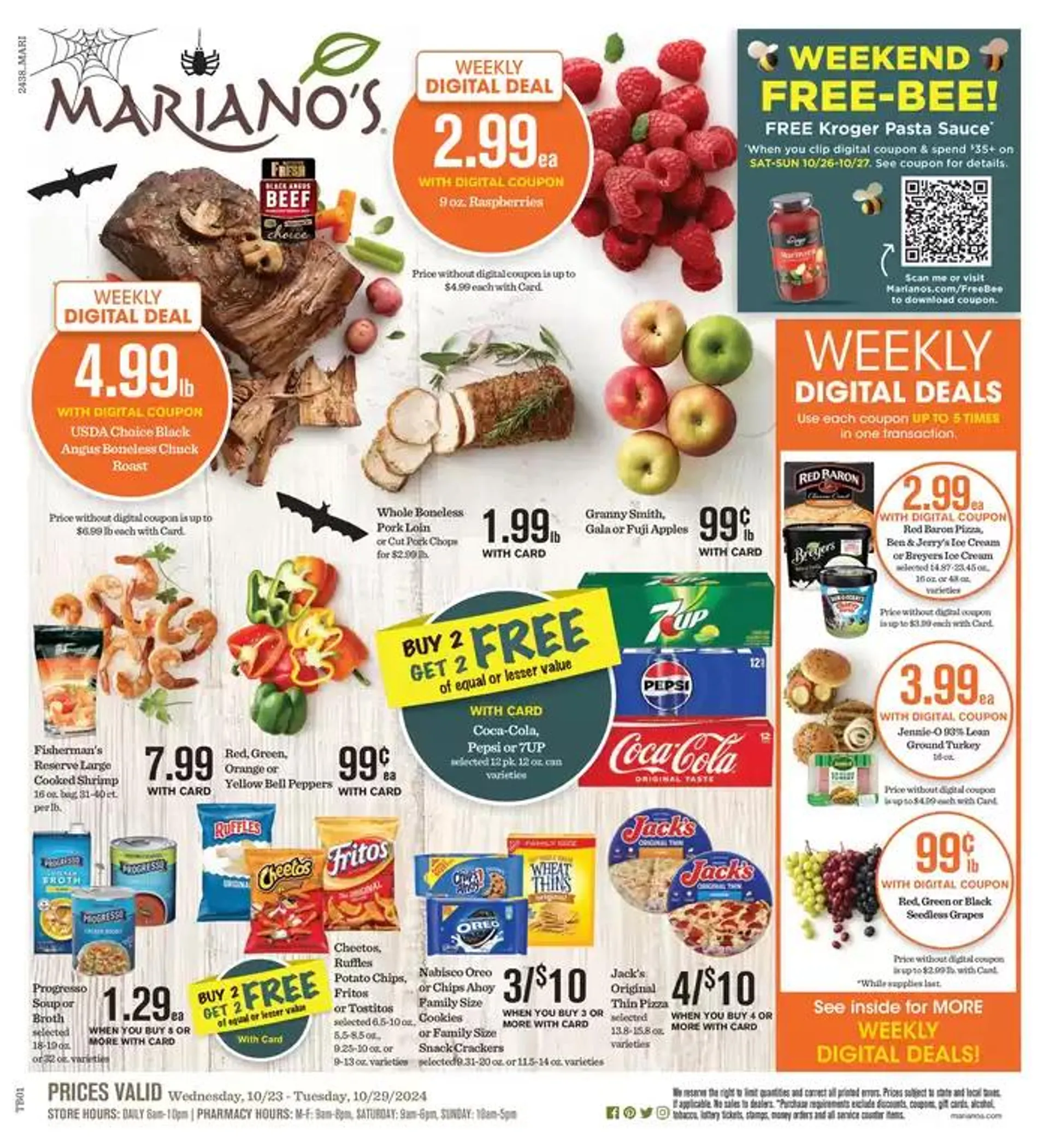 Weekly ad Weekly Ad from October 23 to October 29 2024 - Page 1