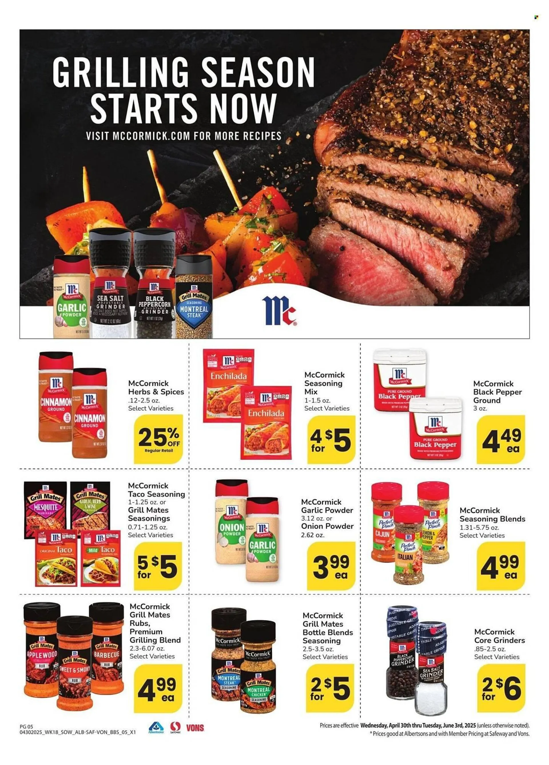 Weekly ad Albertsons Weekly Ad from April 30 to June 3 2025 - Page 5