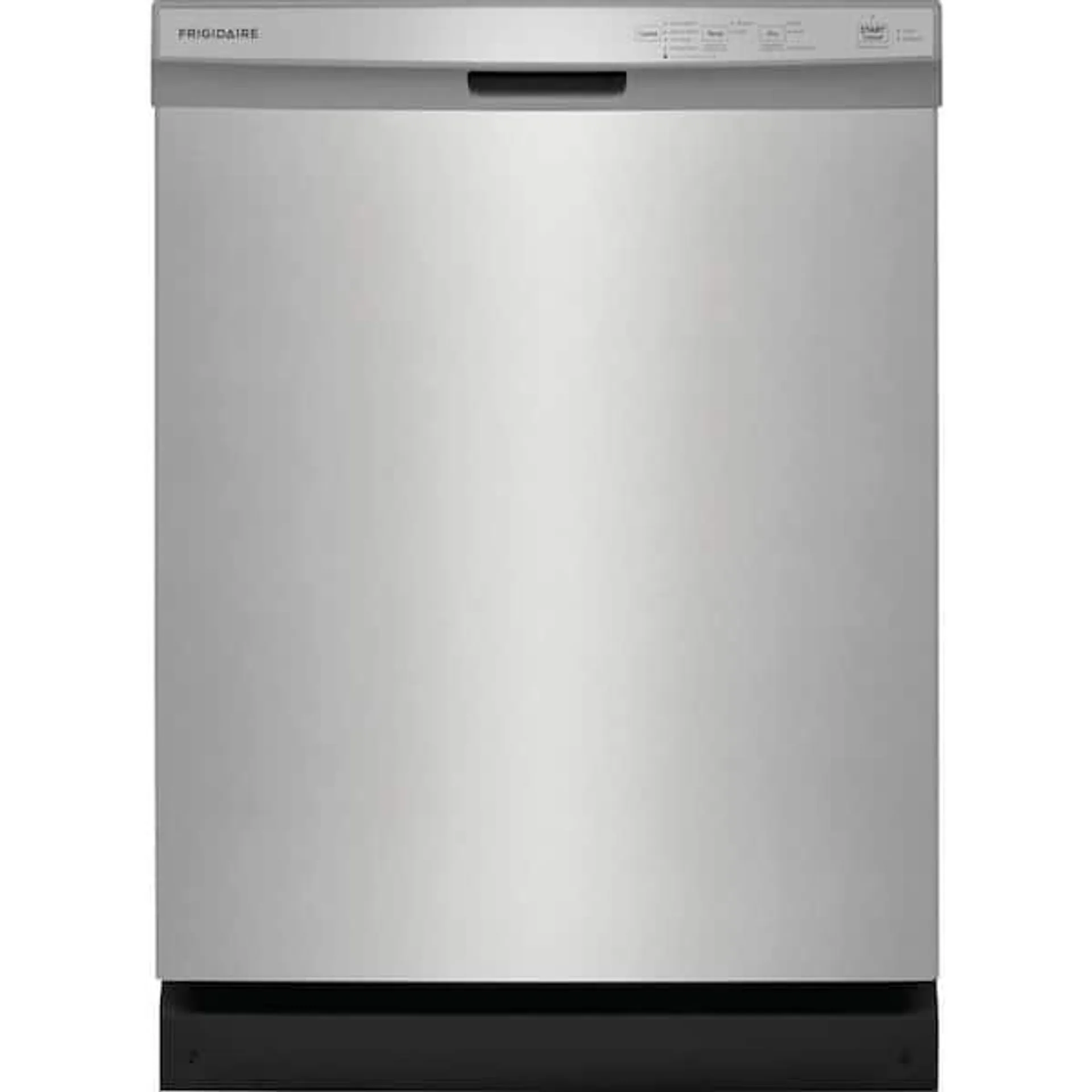 24 in Front Control Built-In Tall Tub Dishwasher in Stainless Steel with 4-cycles and DishSense Sensor Technology