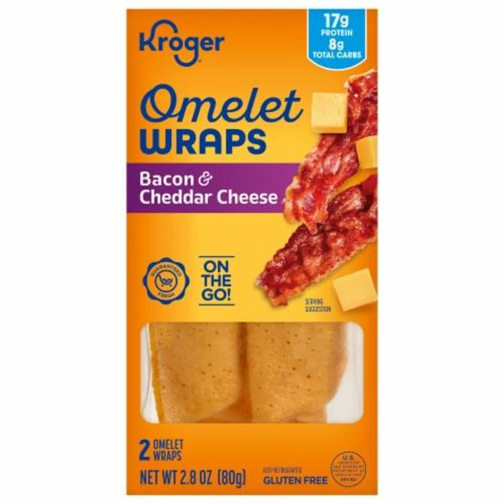 Kroger® Bacon & Cheddar Cheese Omelet Wrap