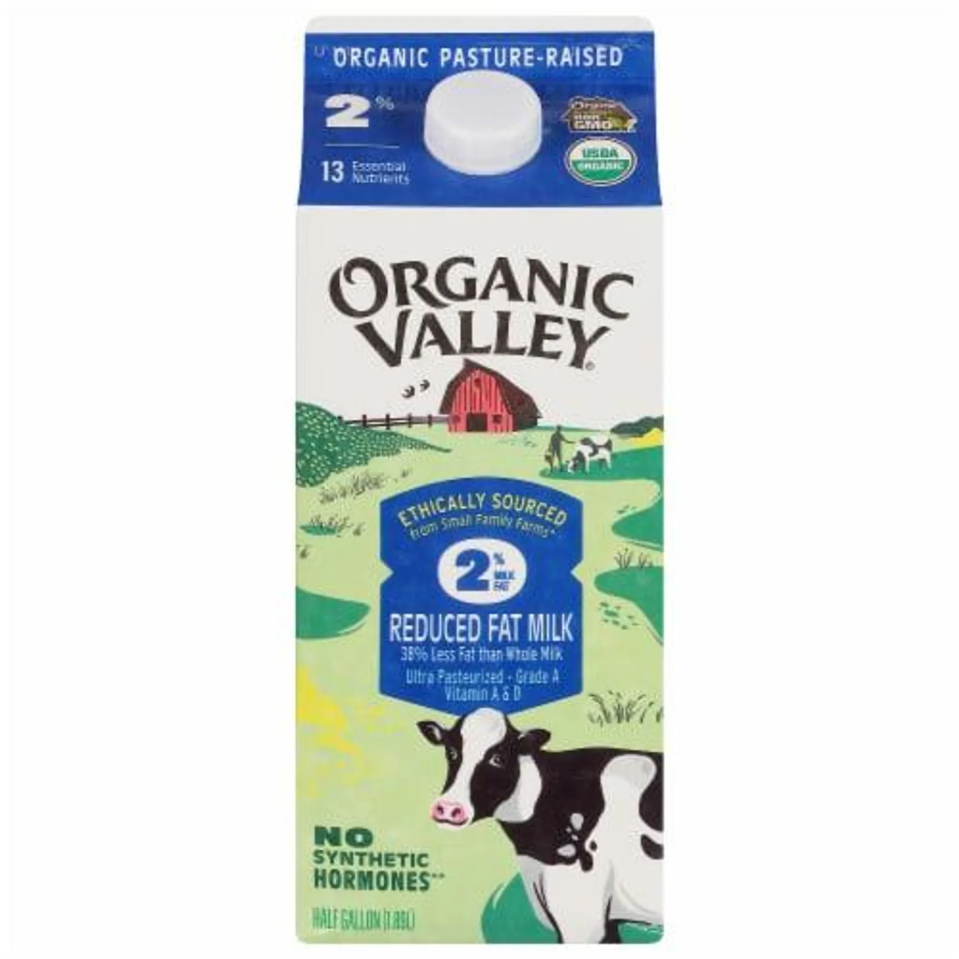 Organic Valley® 2% Reduced Fat Milk Half Gallon