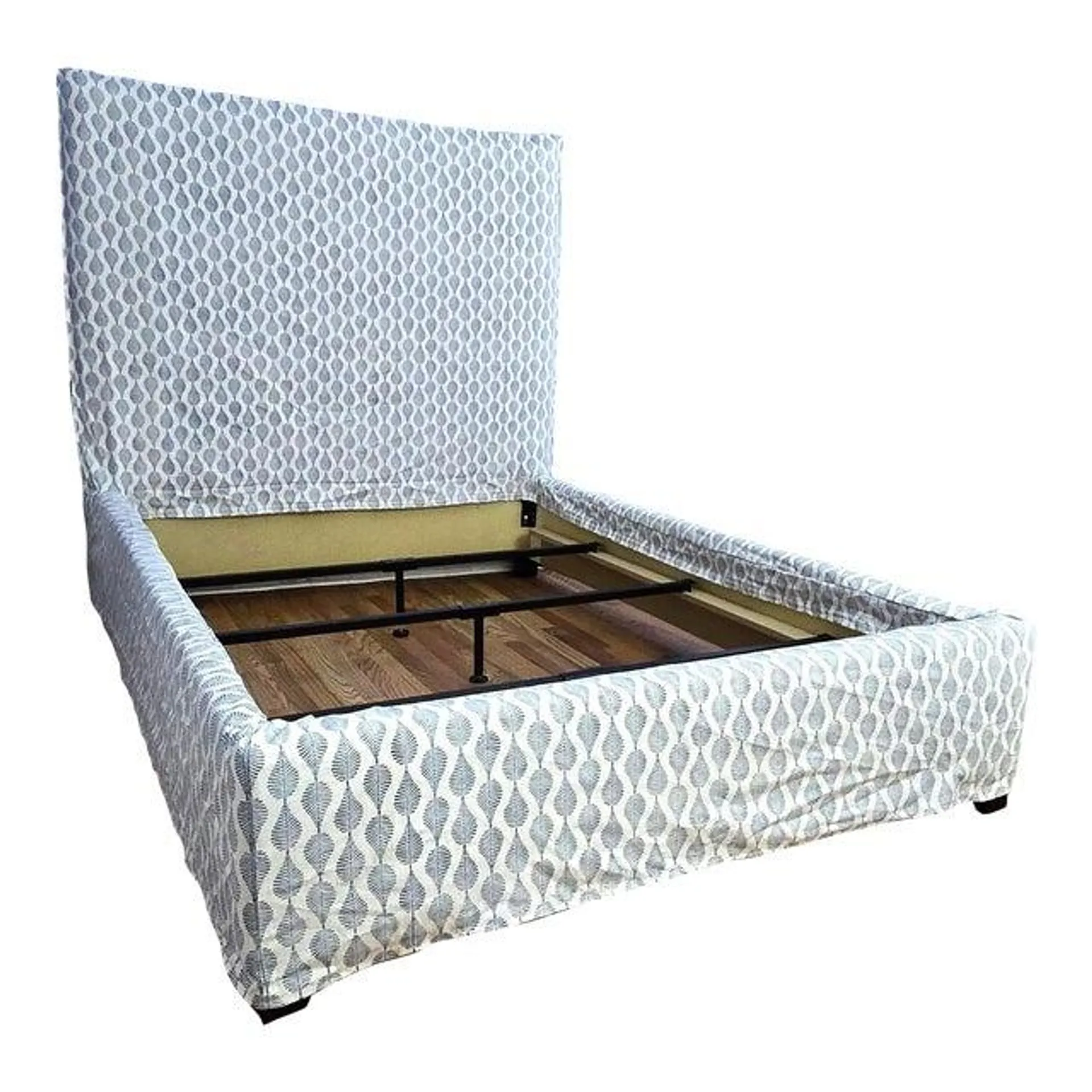 Lee Industries Mumbai Ink Slipcovered Full Bed