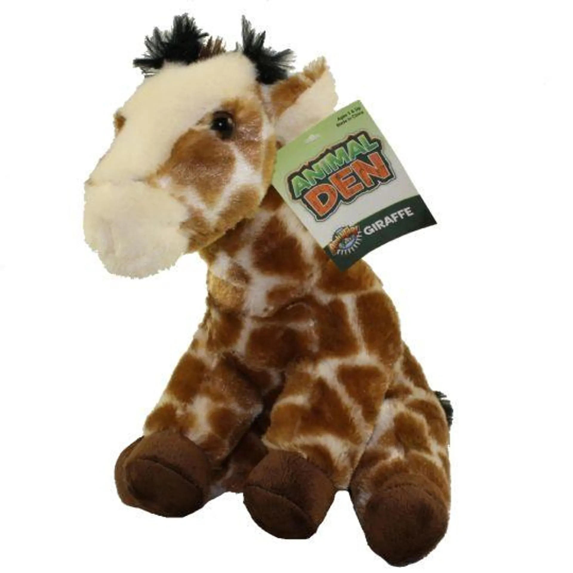 Adventure Planet Plush Animal Den - GIRAFFE (9.5 inch)