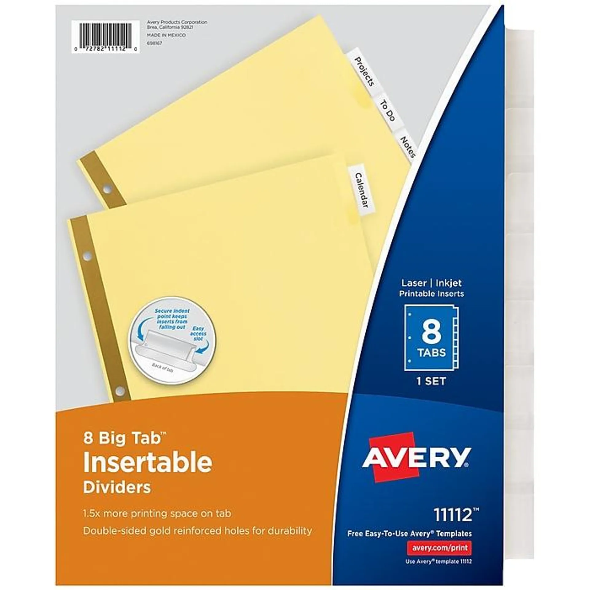 WorkSaver Insertable Tab Index Dividers,