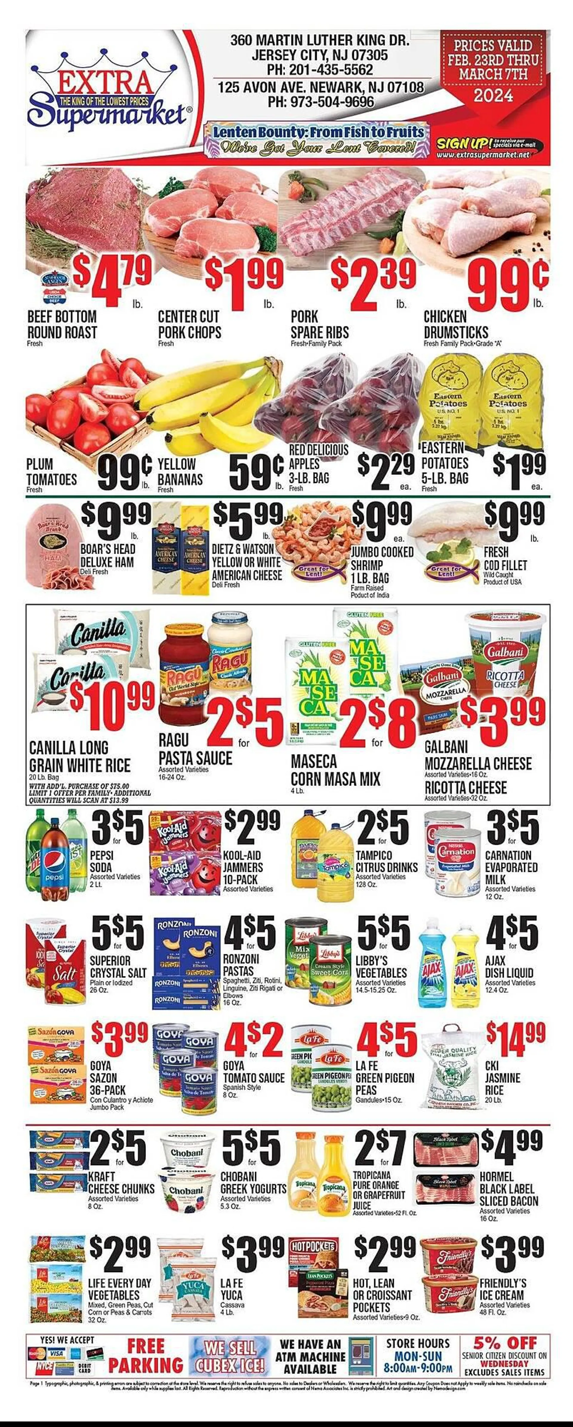 Weekly ad Extra Supermarket Weekly Ad from February 23 to March 7 2024 - Page 