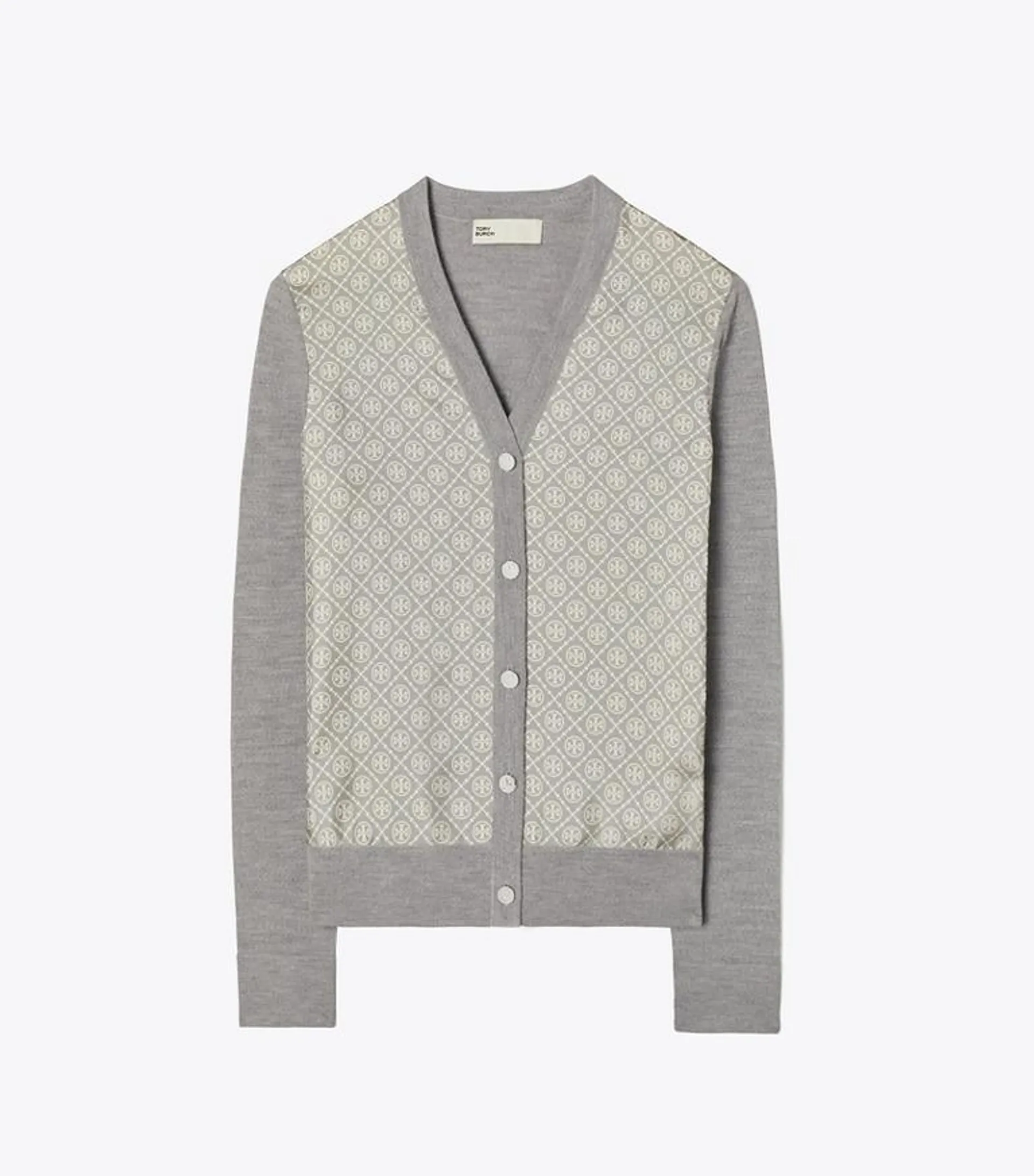 SILK FRONT CARDIGAN