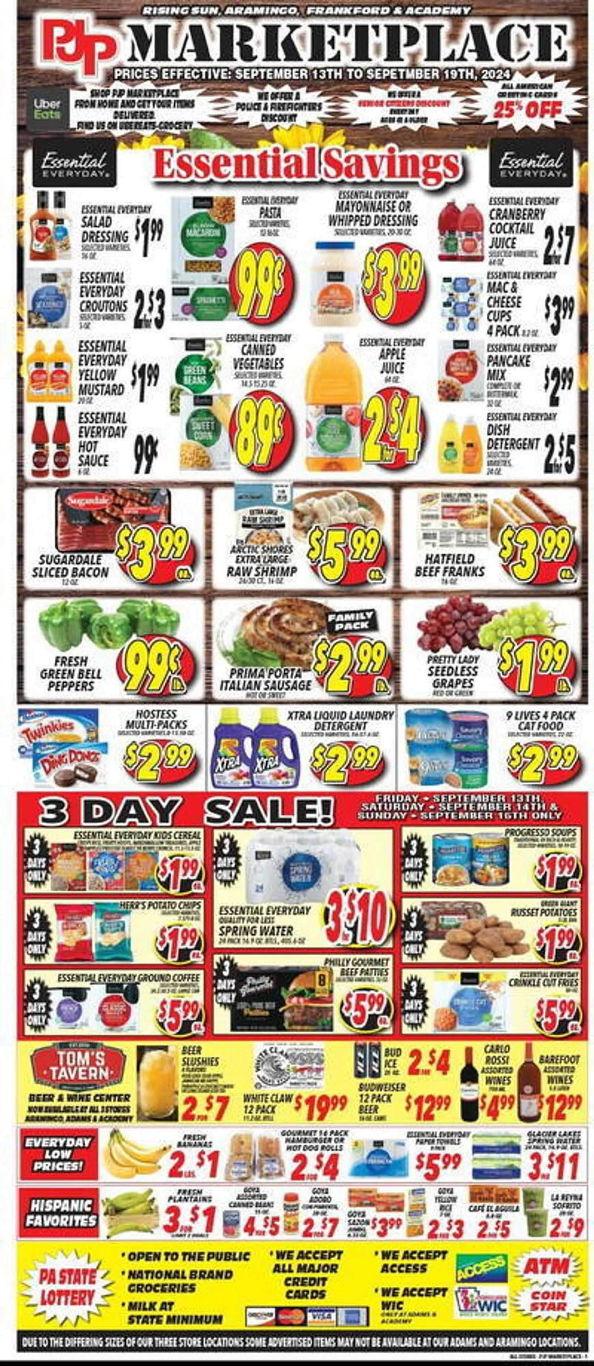 PJP Marketplace Weekly Ad - 1