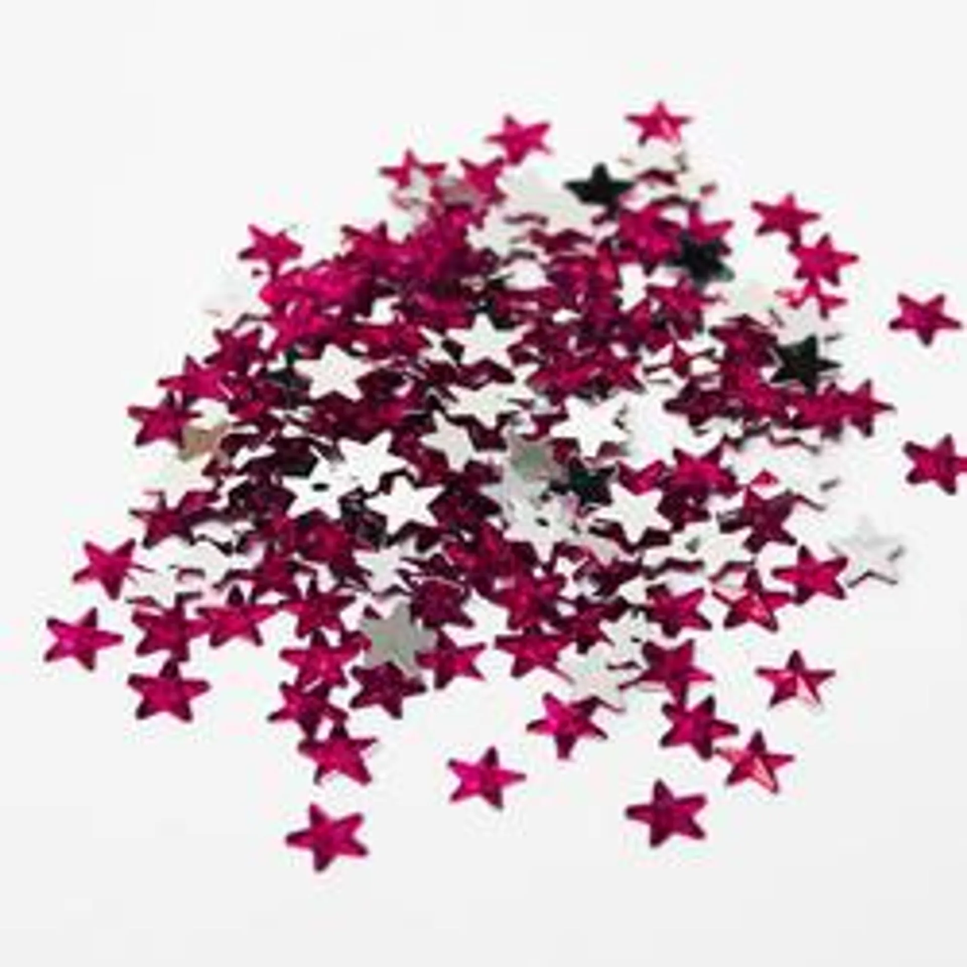 Fuchsia Flat Back Star Rhinestones (Approx. 200 pieces)