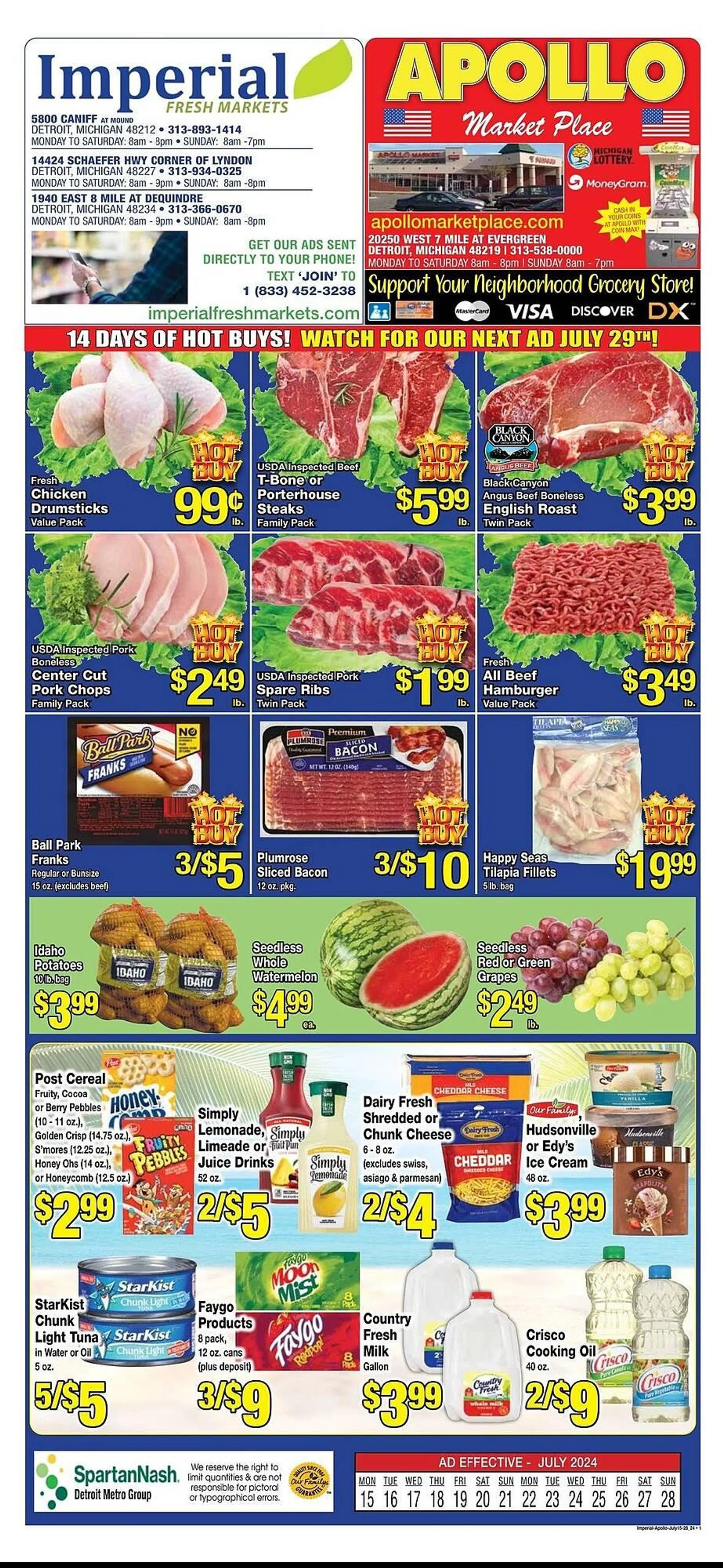 Imperial Fresh Markets Weekly Ad - 1