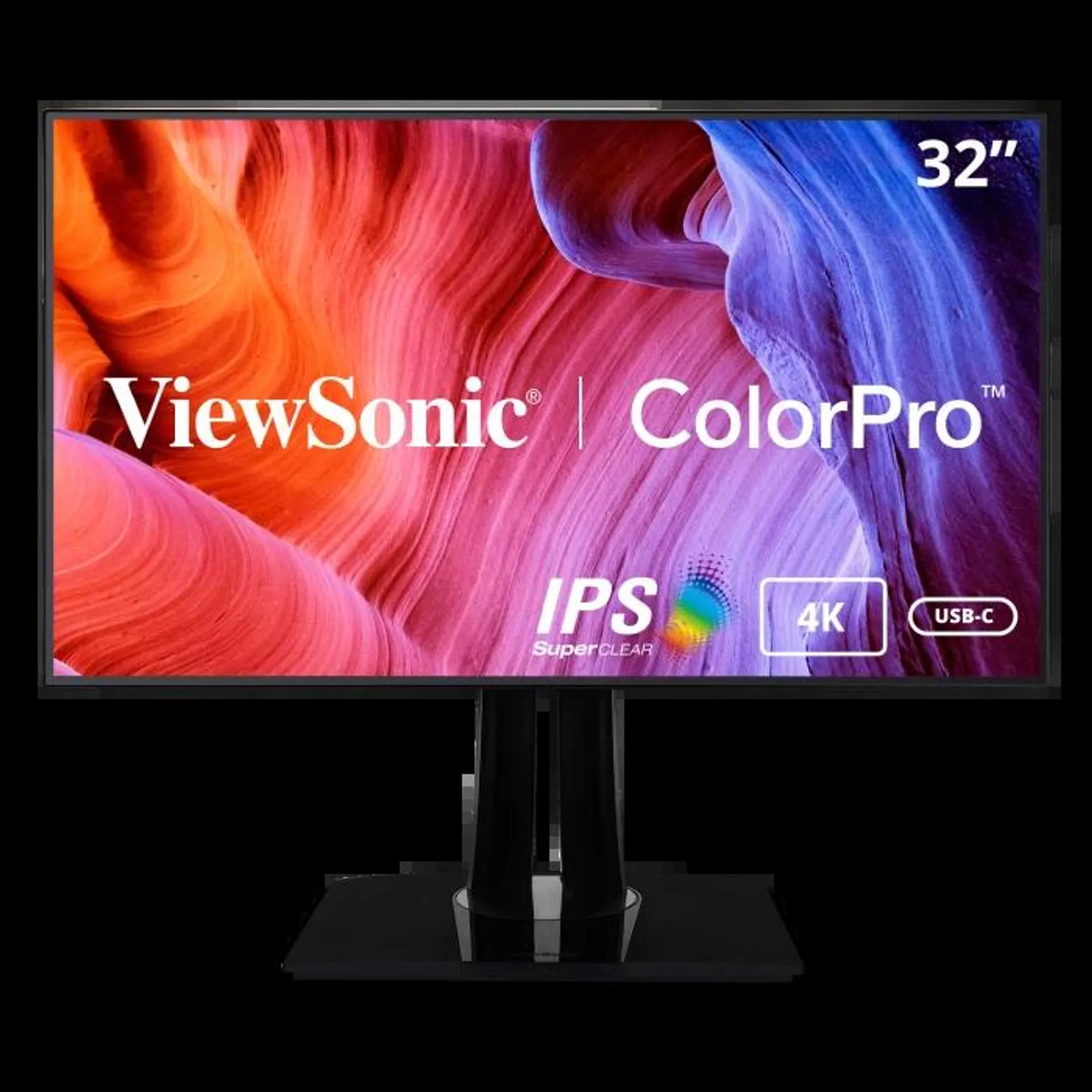 VP3268a-4K - 32" ColorPro™ 4K UHD IPS Monitor with 90W USB C, RJ45, sRGB and HDR10