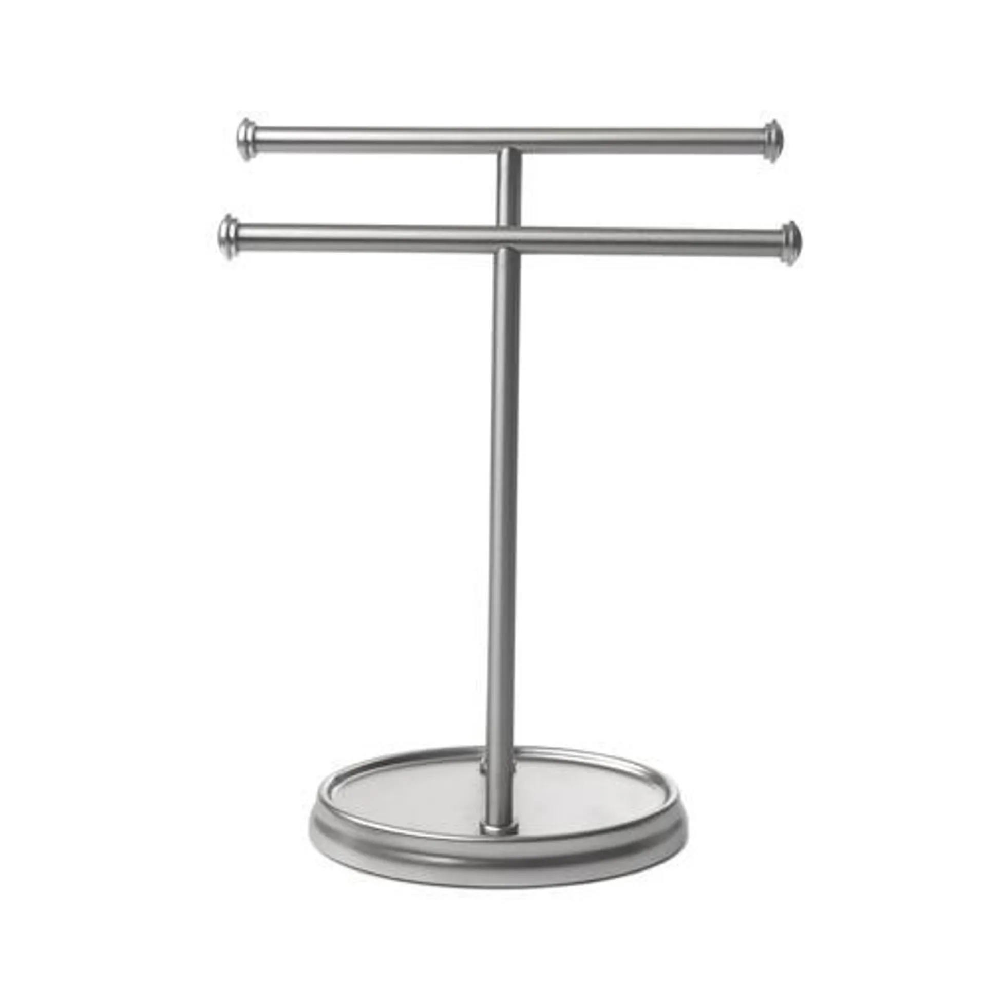 Umbra® Palm 10-1/2" Nickel Freestanding 4-Arm Towel Holder