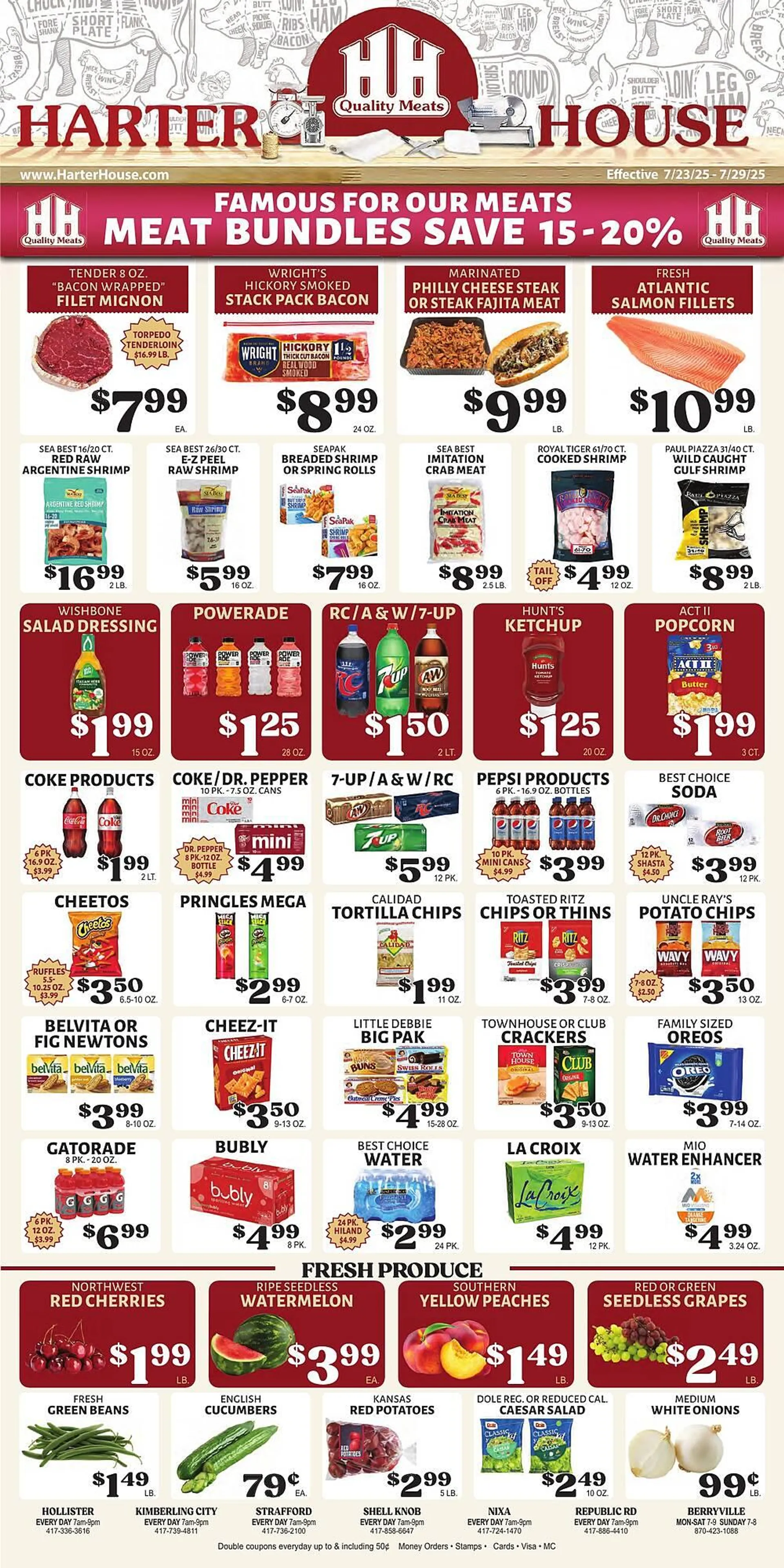 Weekly ad Harter House Weekly Ad from July 23 to July 29 2025 - Page 1