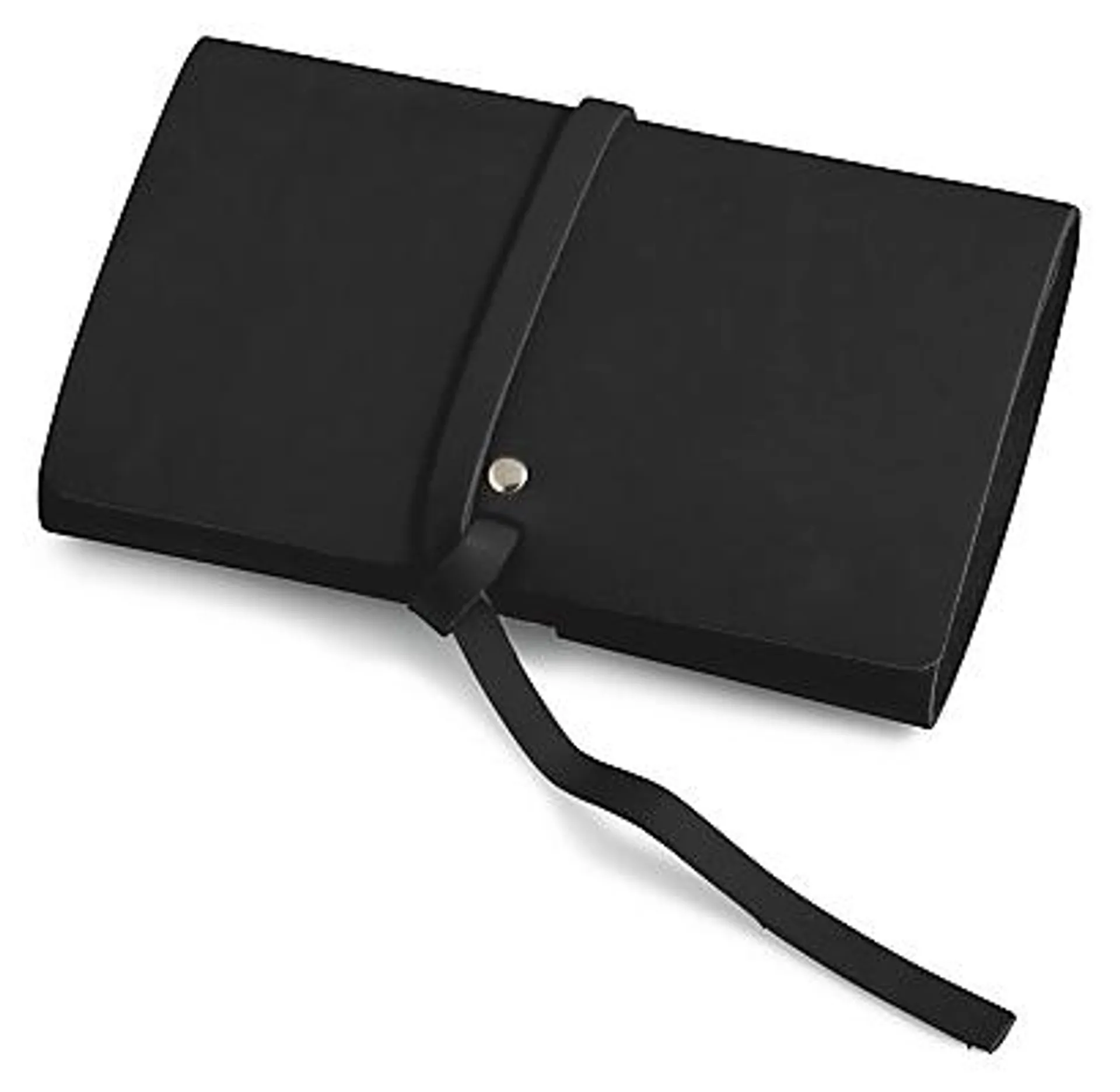 Callahan Leather Cord Roll in Black