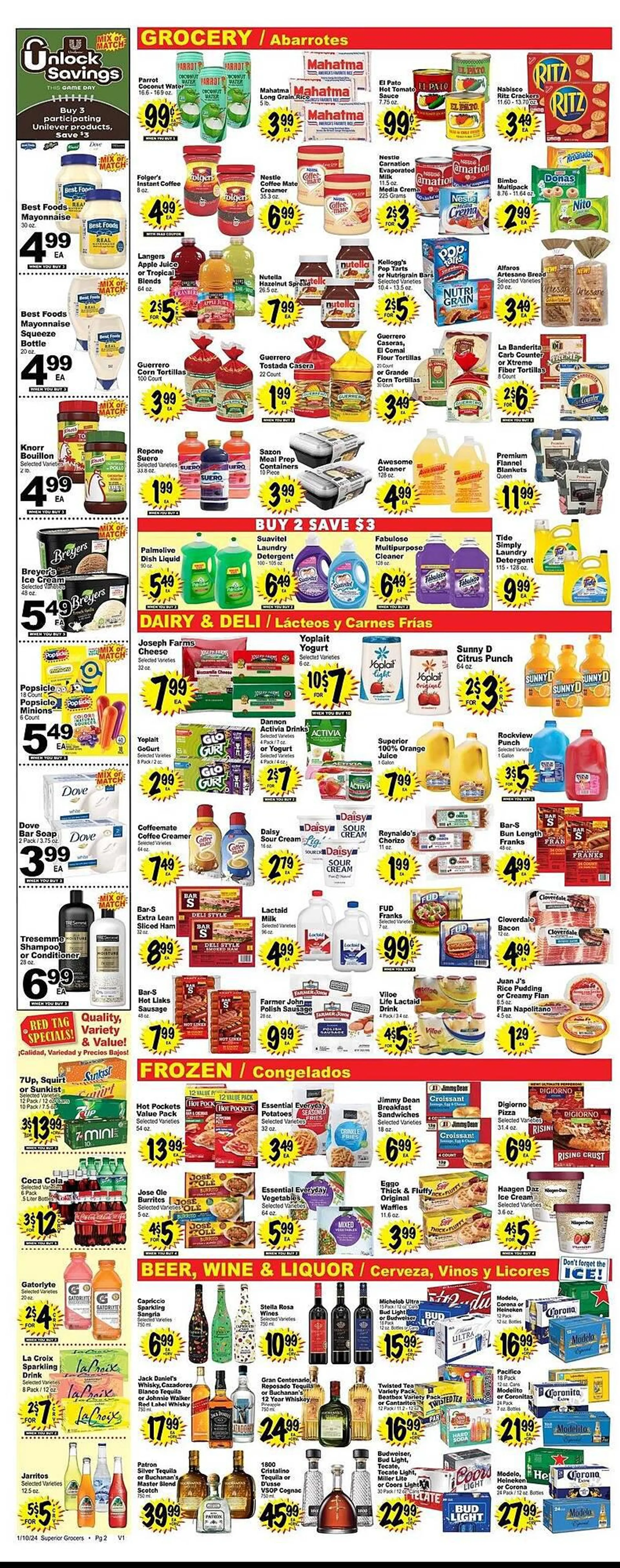 Weekly ad Numero Uno Weekly Ad from January 10 to January 16 2024 - Page 2