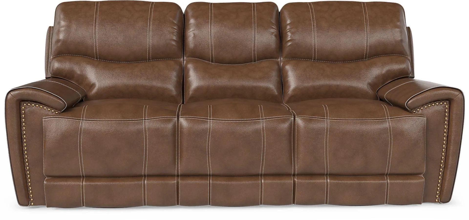 Italo Leather Non-Power Reclining Sofa