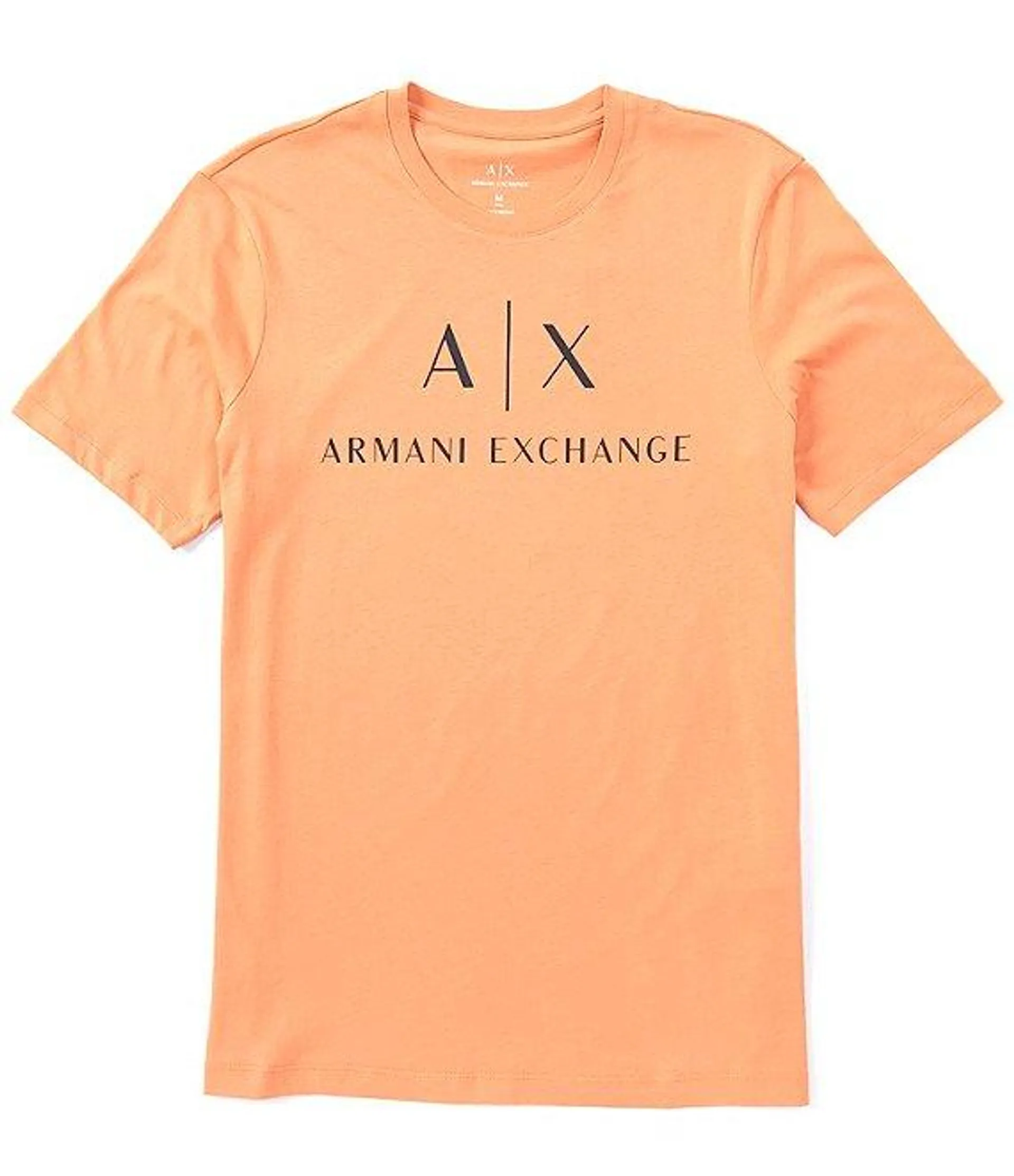 Slim Fit AX Signature Logo Crew Neck Short Sleeve T-Shirt