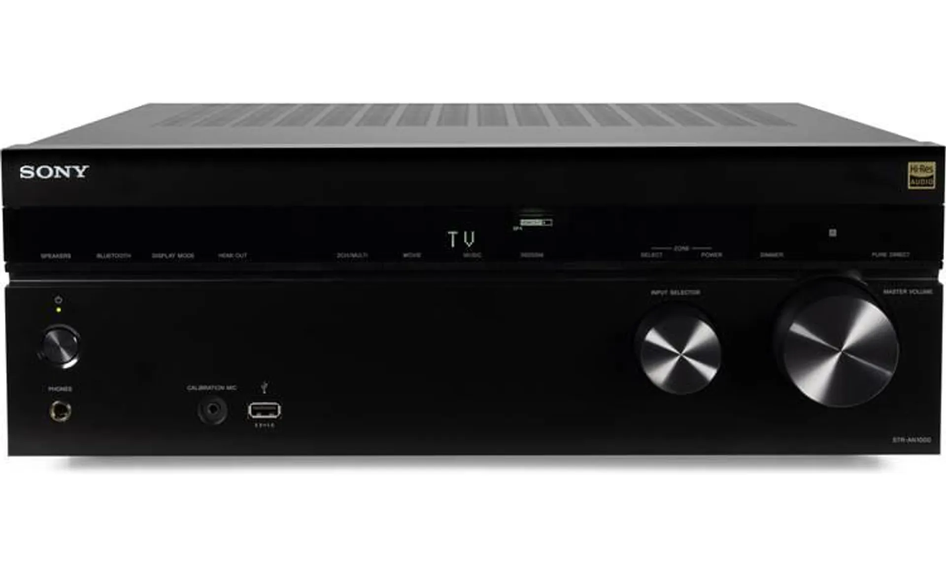 Sony STR-AN1000 7.2-channel home theater receiver with Dolby Atmos®, Bluetooth®, Apple AirPlay® 2, and Chromecast built-in