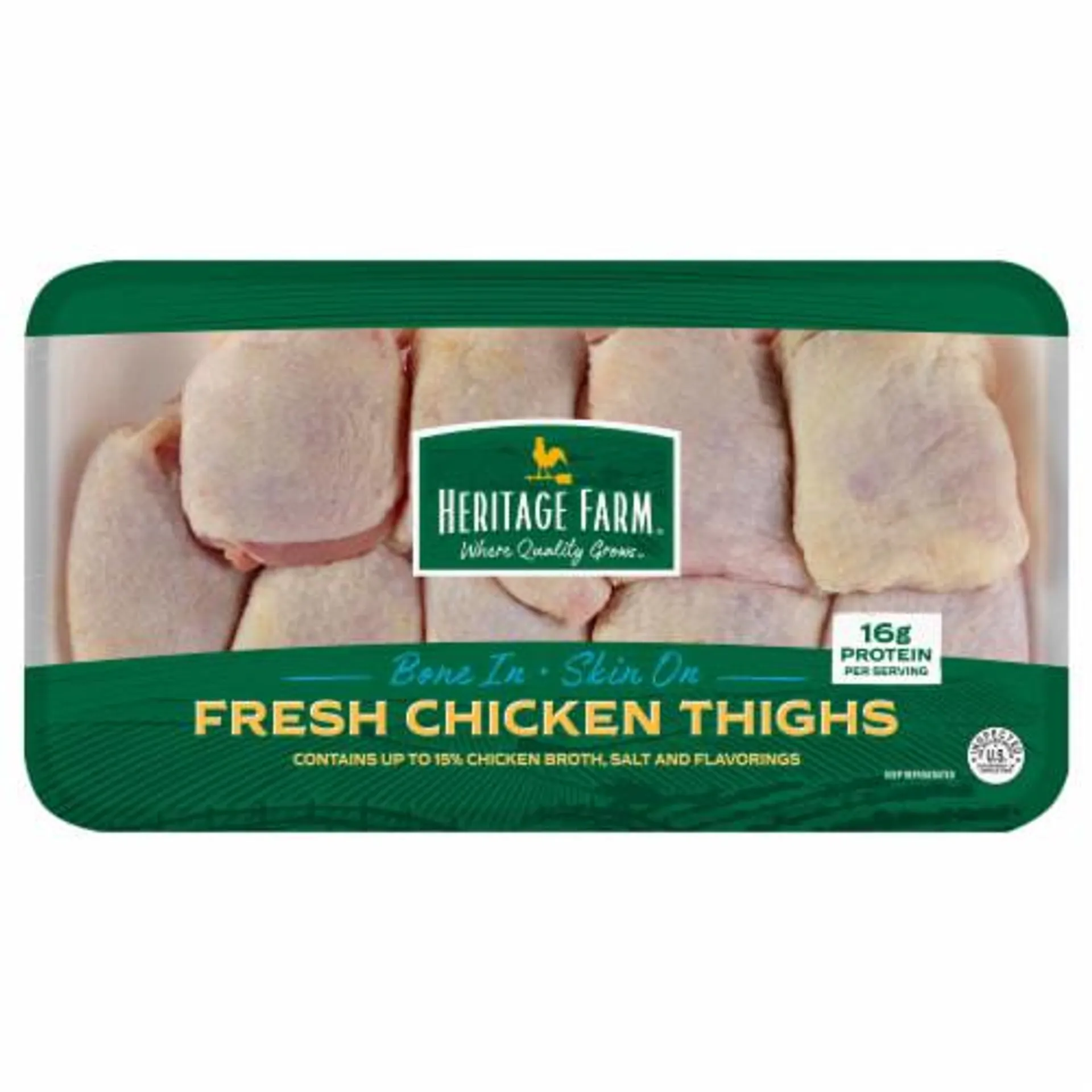 Heritage Farm Bone In & Skin On Chicken Thighs