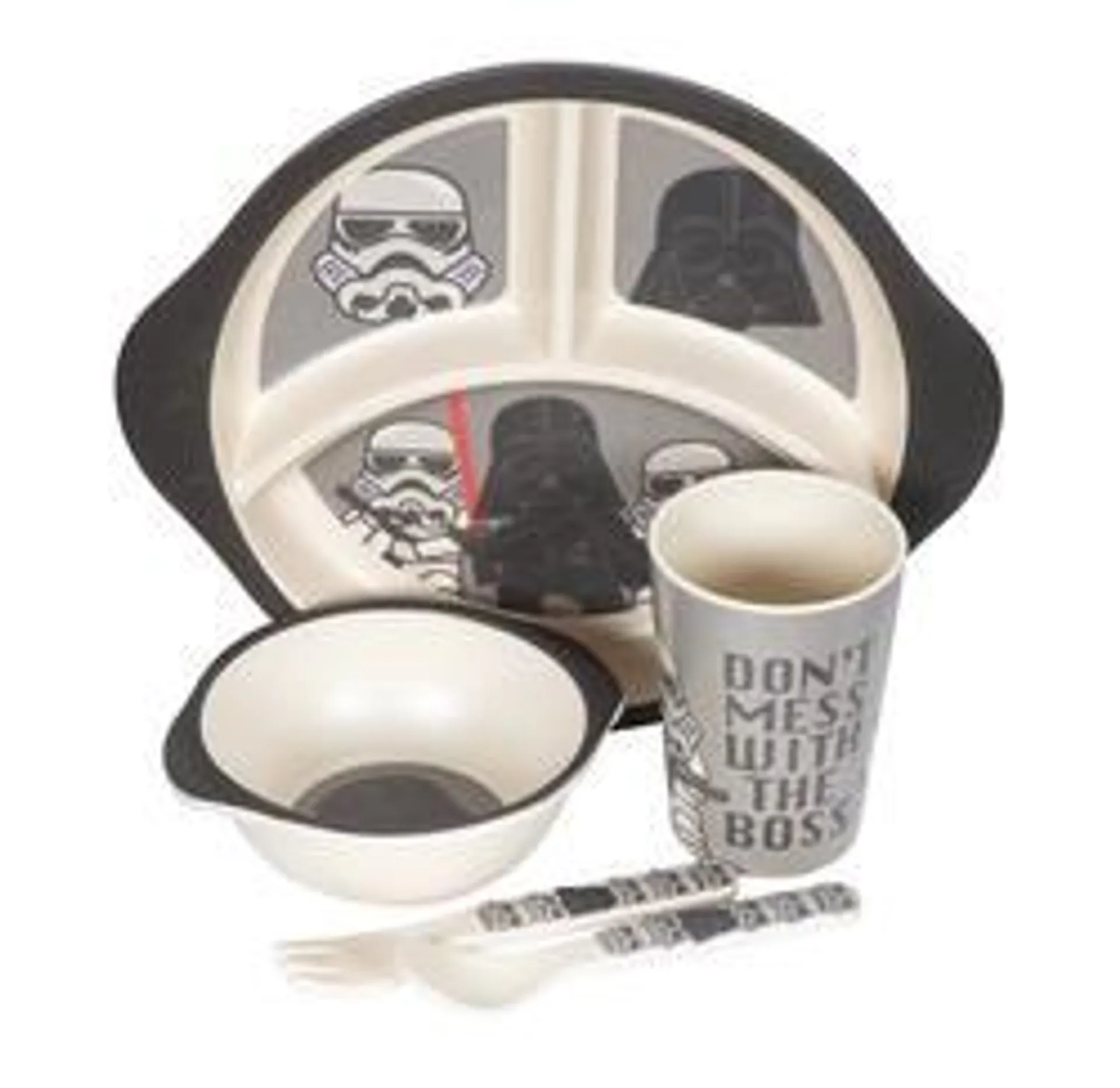 Darth Vader 5-Piece Bamboo Fiber Dinnerware Set