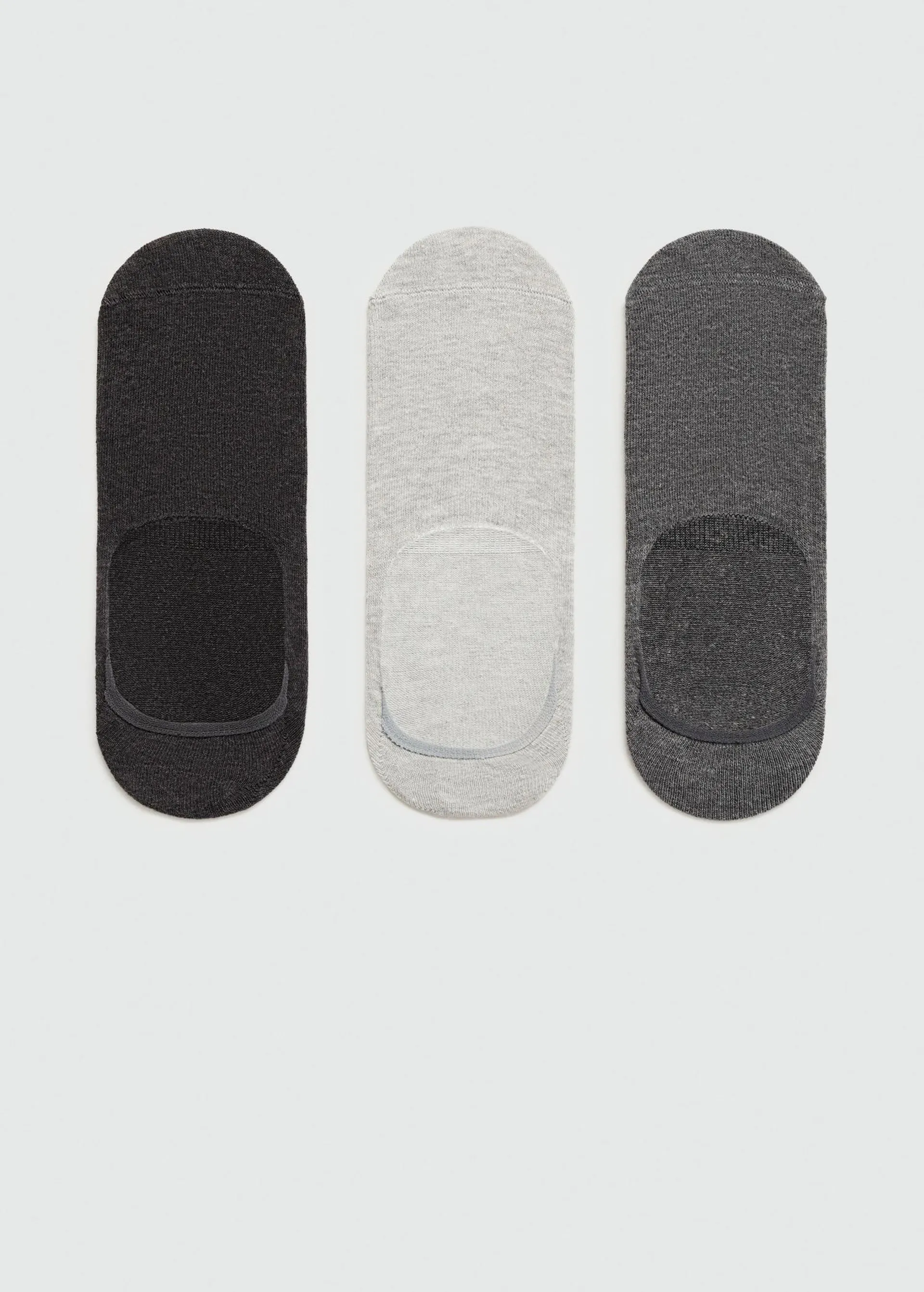 Pack 3 calcetines invisibles