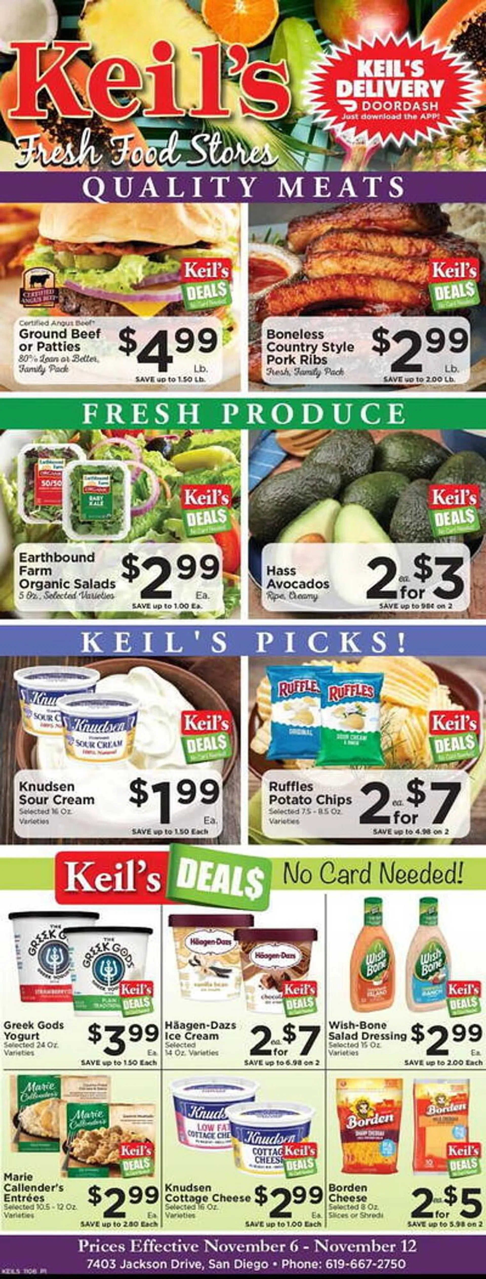 Keils Fresh Food Stores Weekly Ad - 1