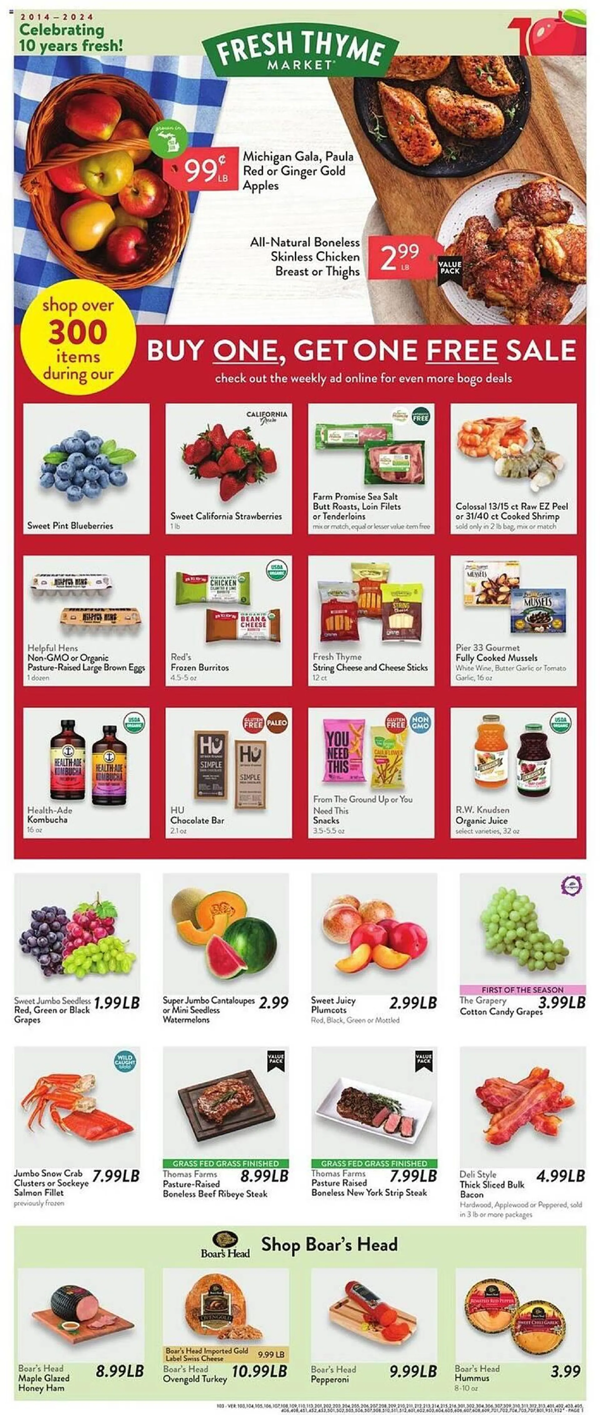 Fresh Thyme Weekly Ad - 1