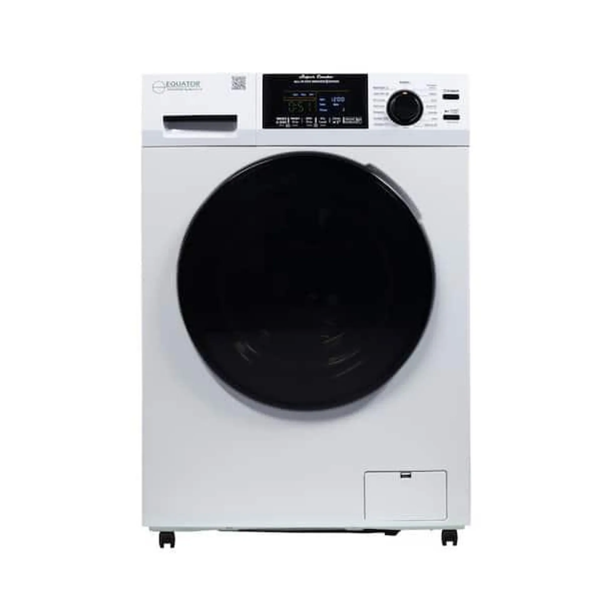 1.62 cu. ft./15 lbs. All-in-One Washer Dryer Combo Ventless/Vented Pet Plus Portability Kit in White