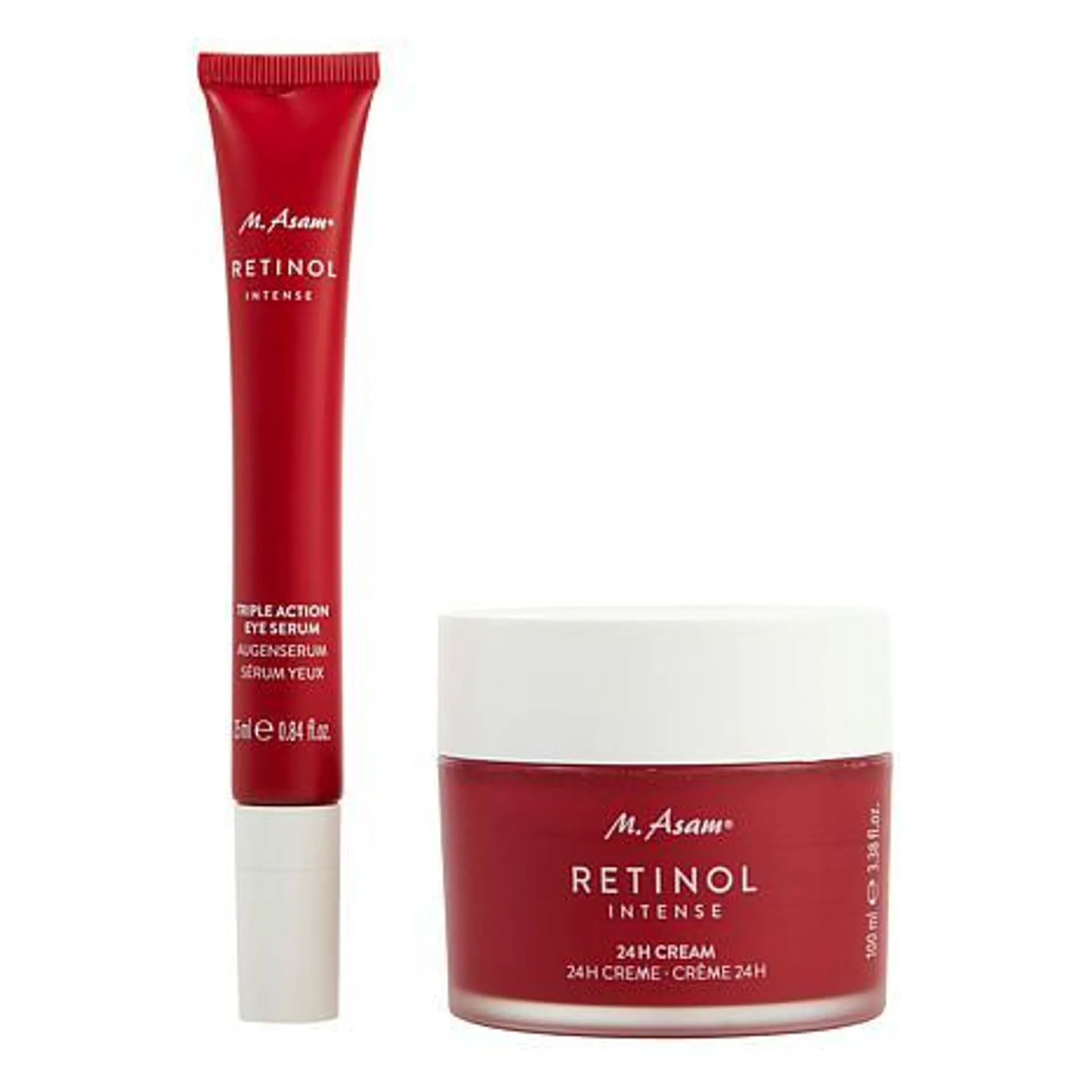 M. Asam Retinol Intense Cream and Triple Action Eye Serum